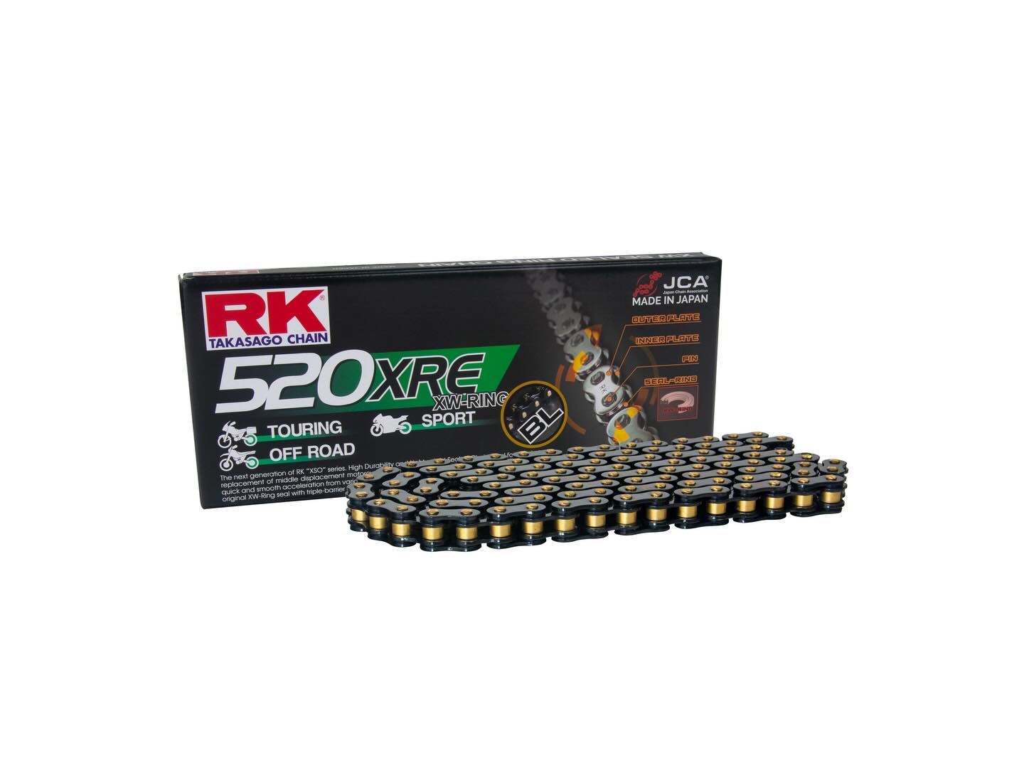 RK Takasago 520 X-Ring XRE/XW-Type Split Link (Each) - Steel Universal Fit For Street Motorcycles 3 thumbnail image