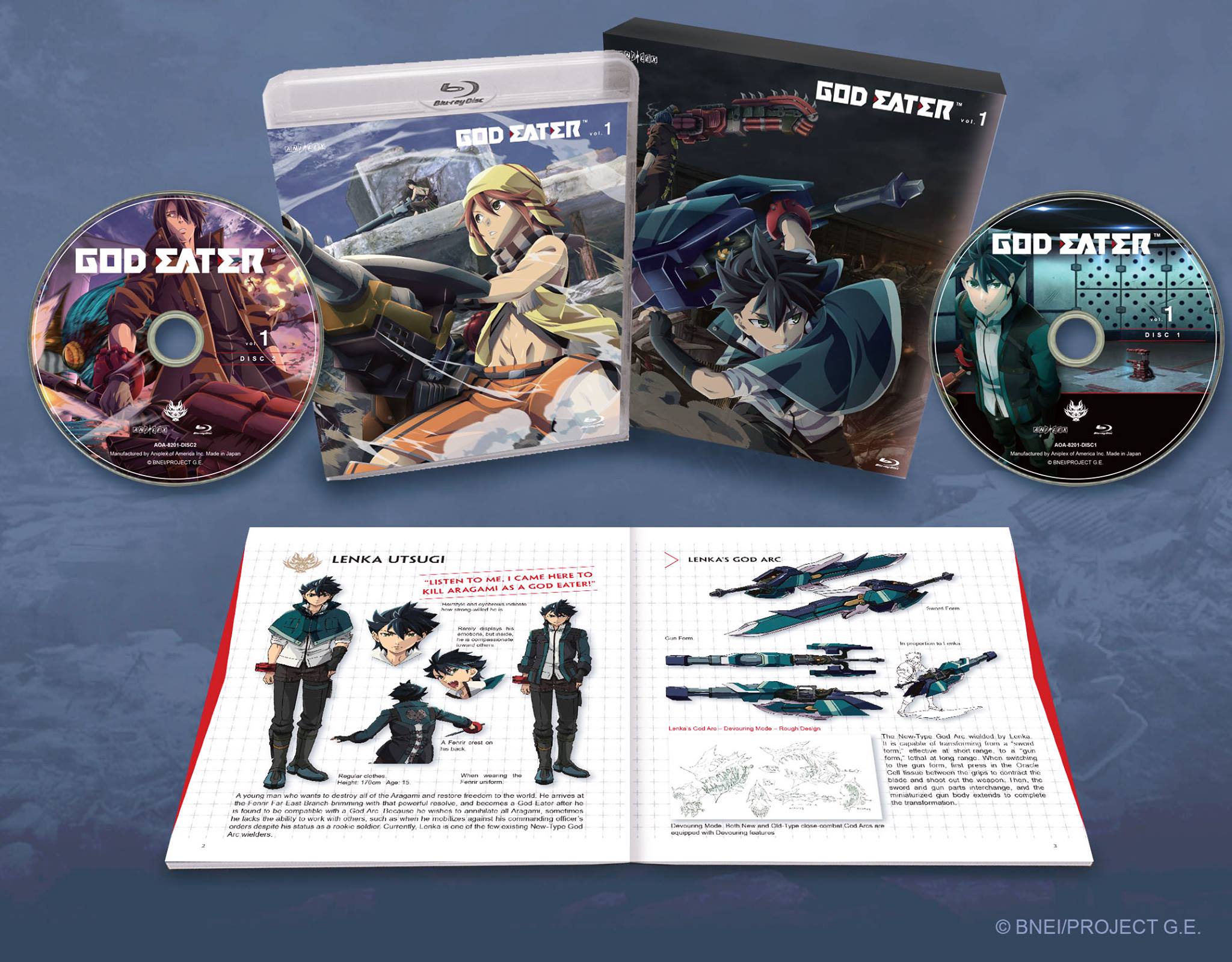 GOD EATER God Eater staff book ufotable