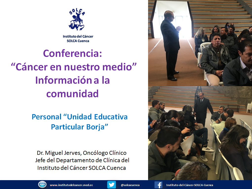 El Instituto del... - Instituto del Cáncer SOLCA Cuenca | Facebook