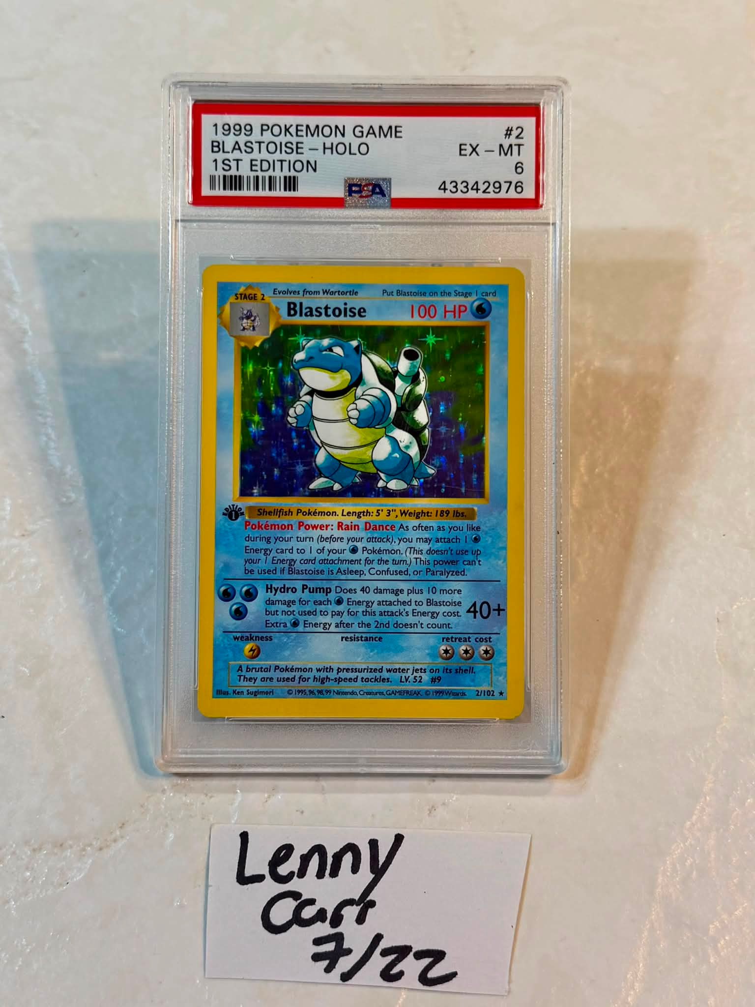 blastoise pokemon card 1st edition price - (2/102) - Base Set Commemorate your favorite tabletop game with this Blastoise EX 2023 Pokemon 151 Ultra Rare #184 PSA Authenticated 9 Card 1st edition shadowless Blastoise :