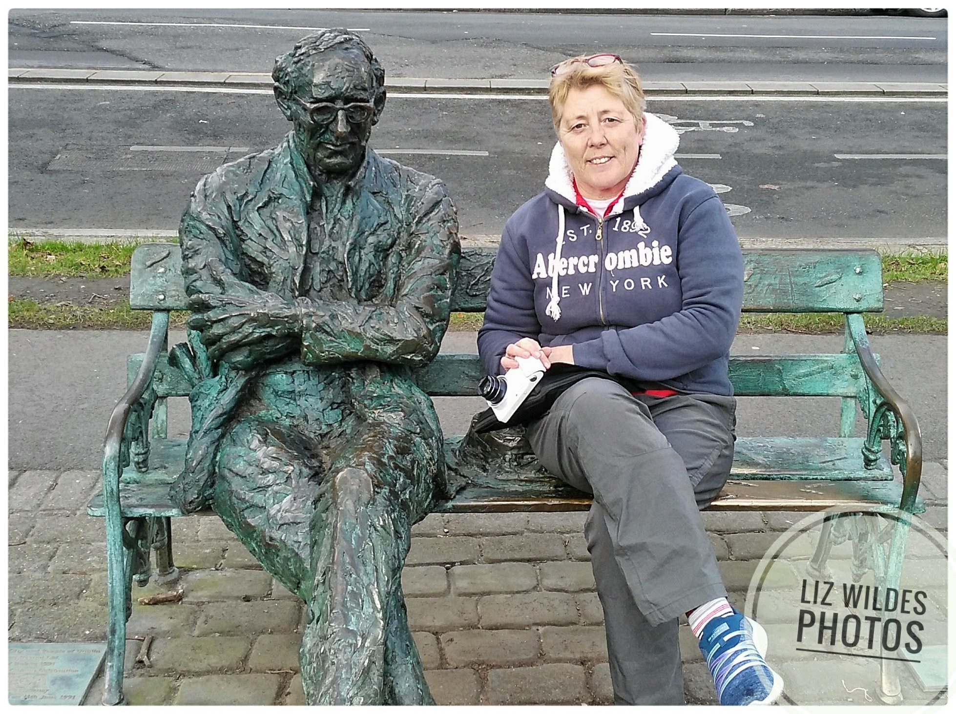 I came across this monument to Irish Poet Patrick Kavanagh while