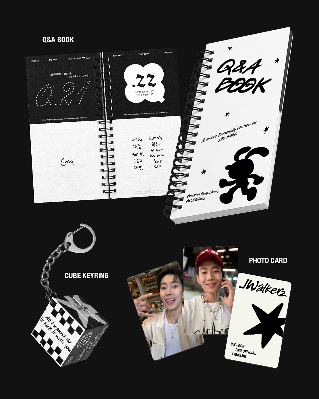 X JAY PARK - JAY PARK 2nd Official Fanclub 'JWalkerz' Member Kit