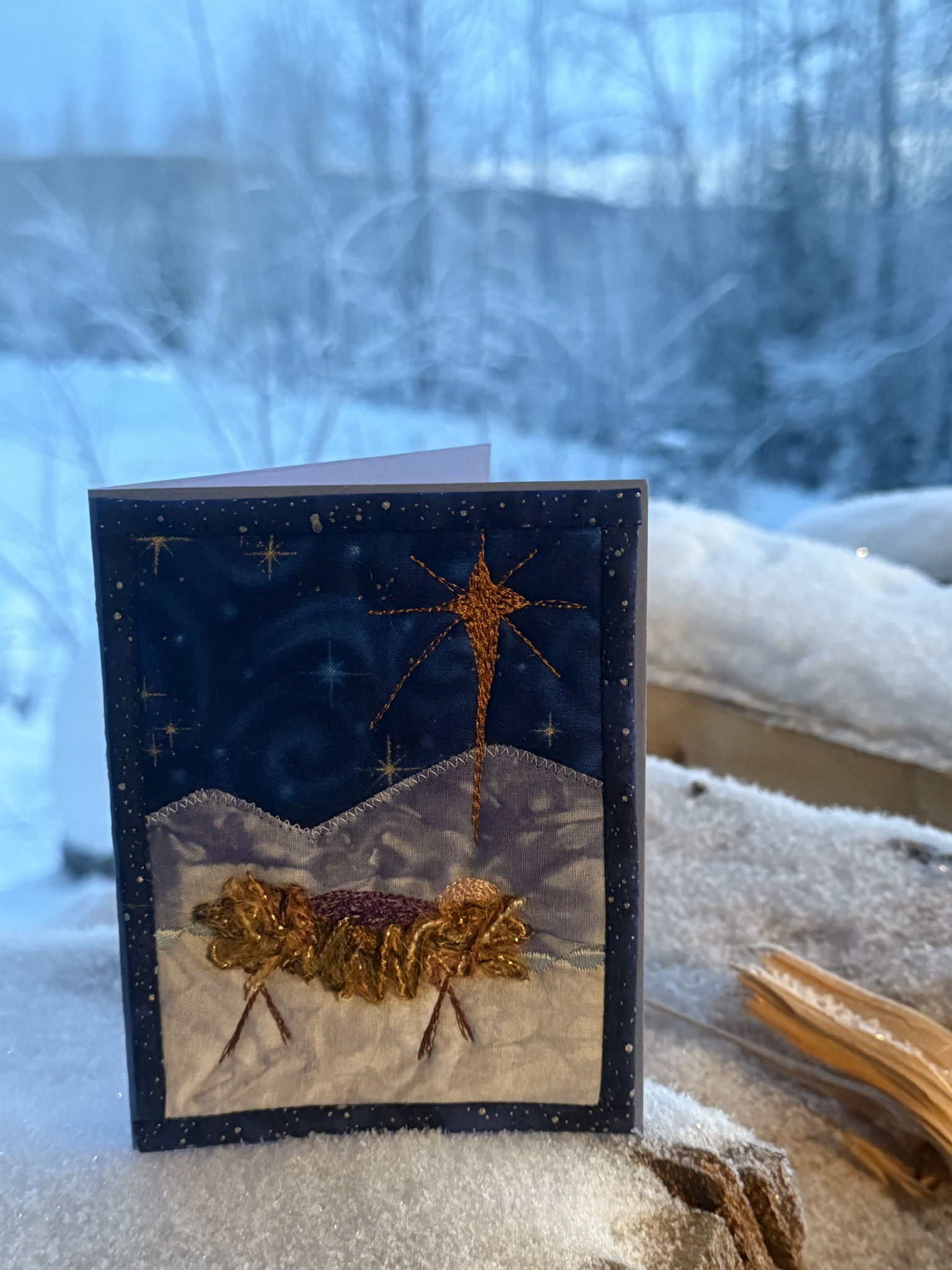 Kit De Cartes De Voeux Matelassées On The Trail Creations - Modèle Wonder Lake