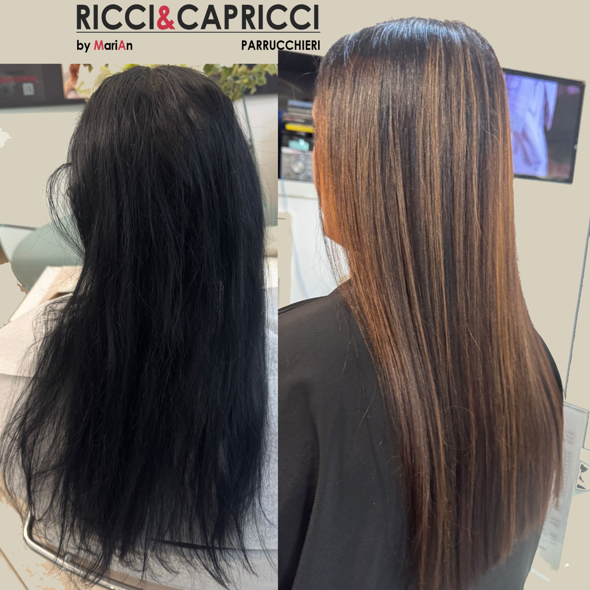 Ricci - 🌿 CHANGE LOOK — dal total black spento a riflessi naturali ...