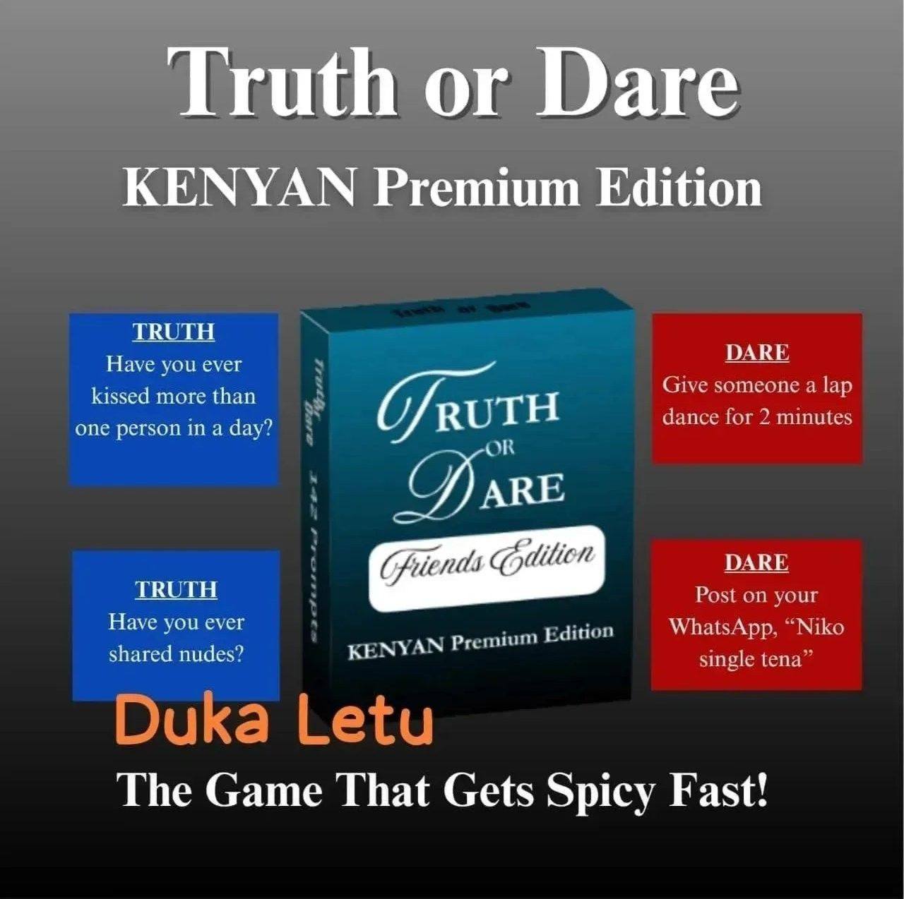 Dennis ako na form hii wikendi. Cheza kama wewe. Chukua Do or drink ...