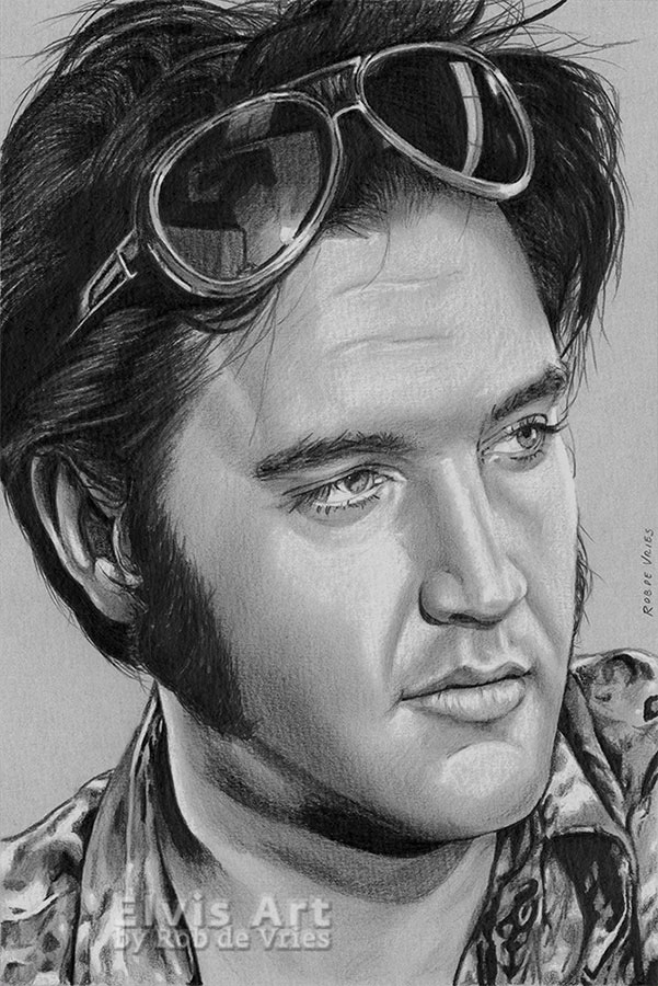 Oh my goodness, Elvis Art by Rob de Vries is absolutely stunning