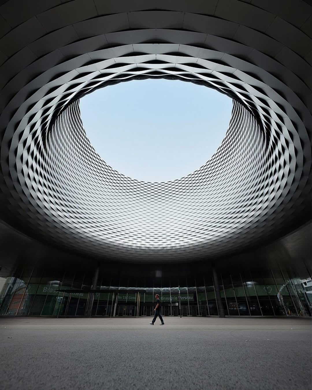 🔘 The Messe Basel New Hall by Herzog & de Meuron Perforated