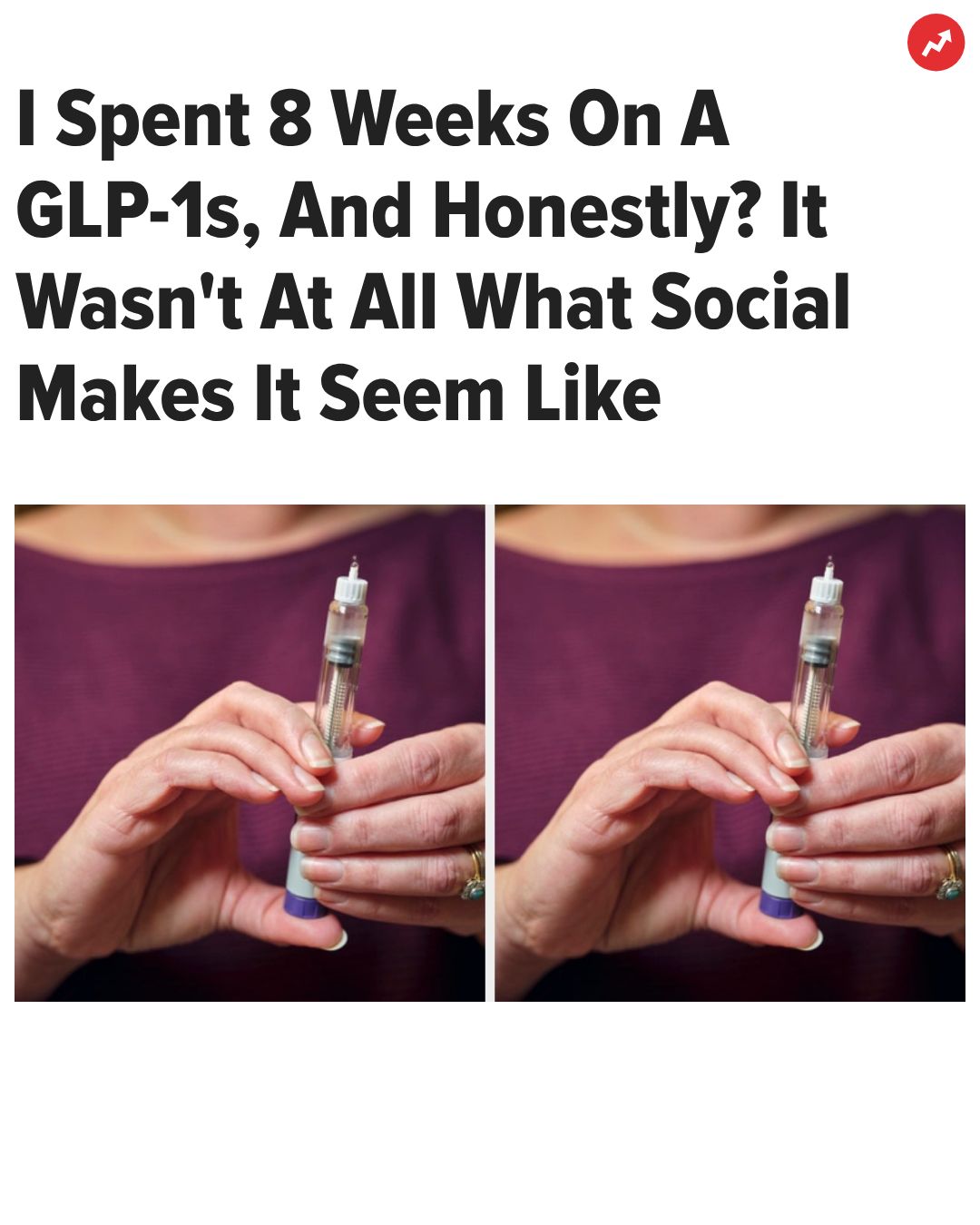 This is the reality TikTok won't show you. Read more: https://www.buzzfeed.com/almaskurd/glp-1s-honest-review -testimonial?ref=bffbbuzzfeedvideo&utm_source=dynamic&utm_campaign=bffbbuzzfeedvideo&d_id=12227601