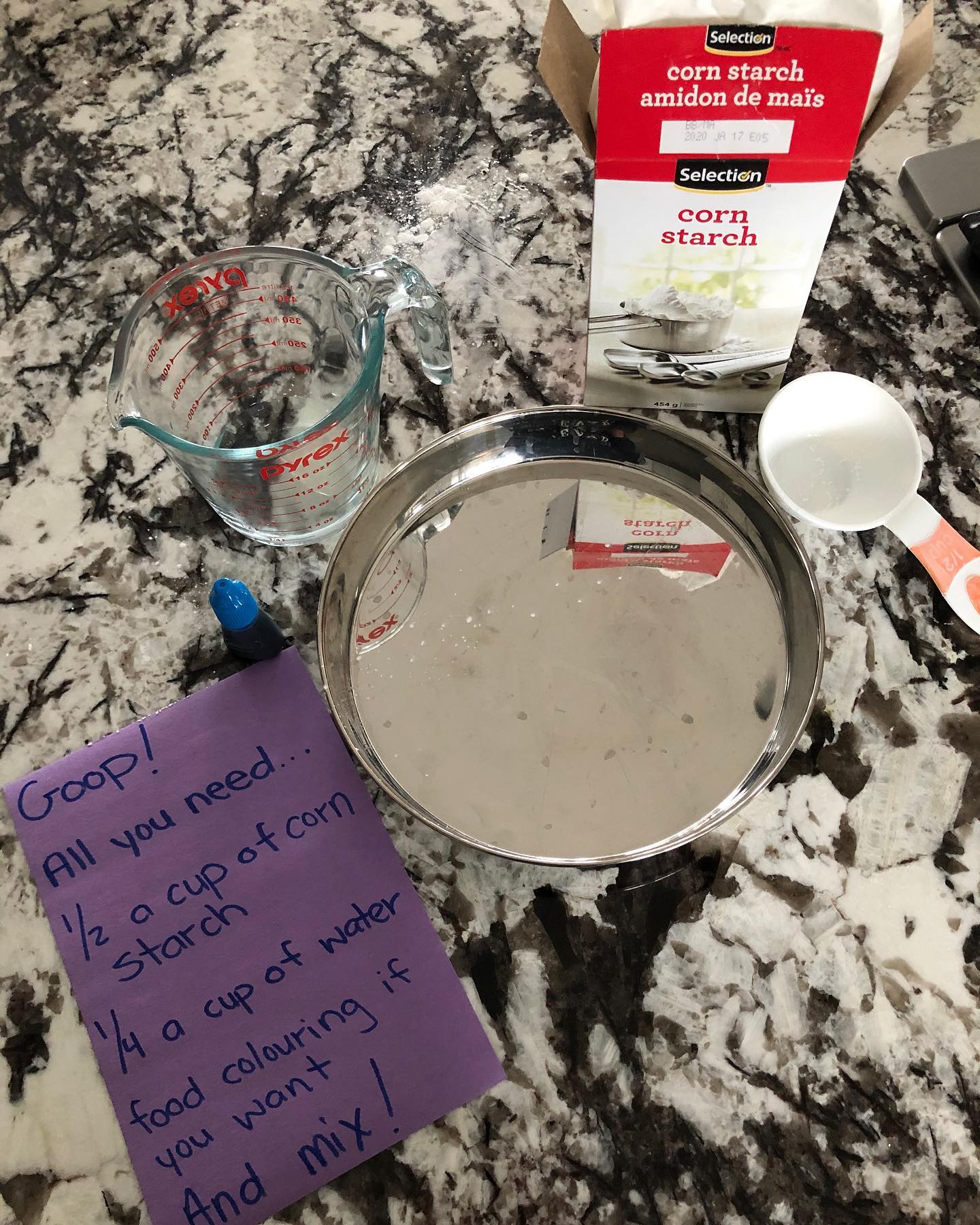 How to make Goop! A fun sensory... - Little Peoples Day Care
