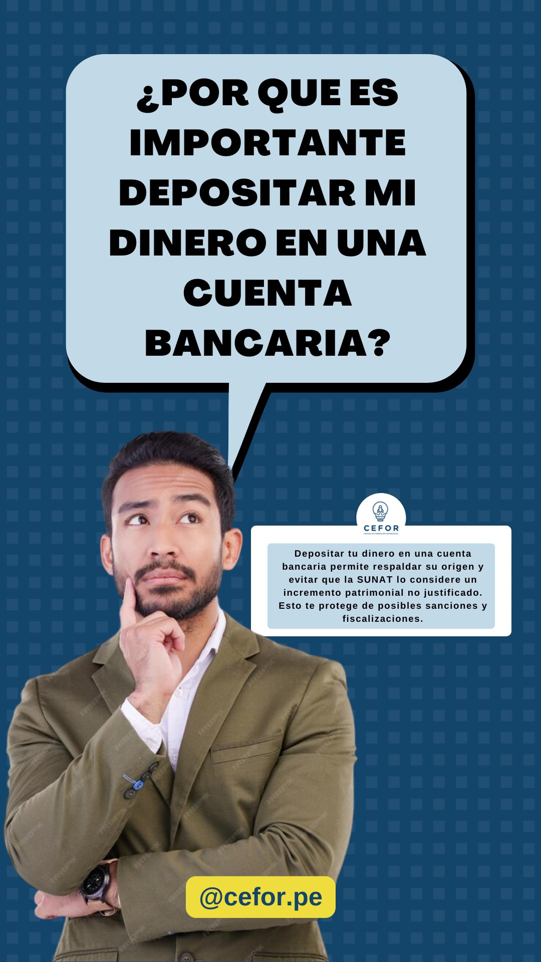 CEFOR - 📢 ¿Por qué es importante depositar tu dinero en una cuenta ...