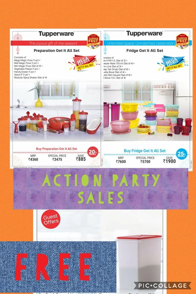 Tupperware Action party sales authorised manager prity soni | Ahmedabad
