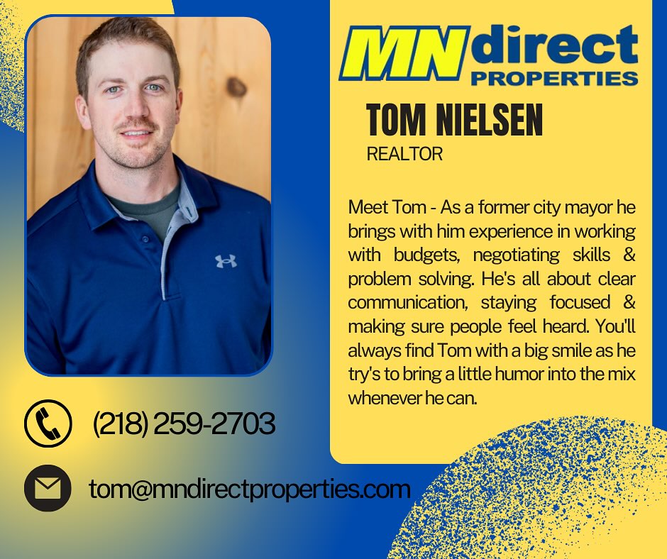 MN - Please help us welcome the newest member to our team! TOM NIELSEN ...