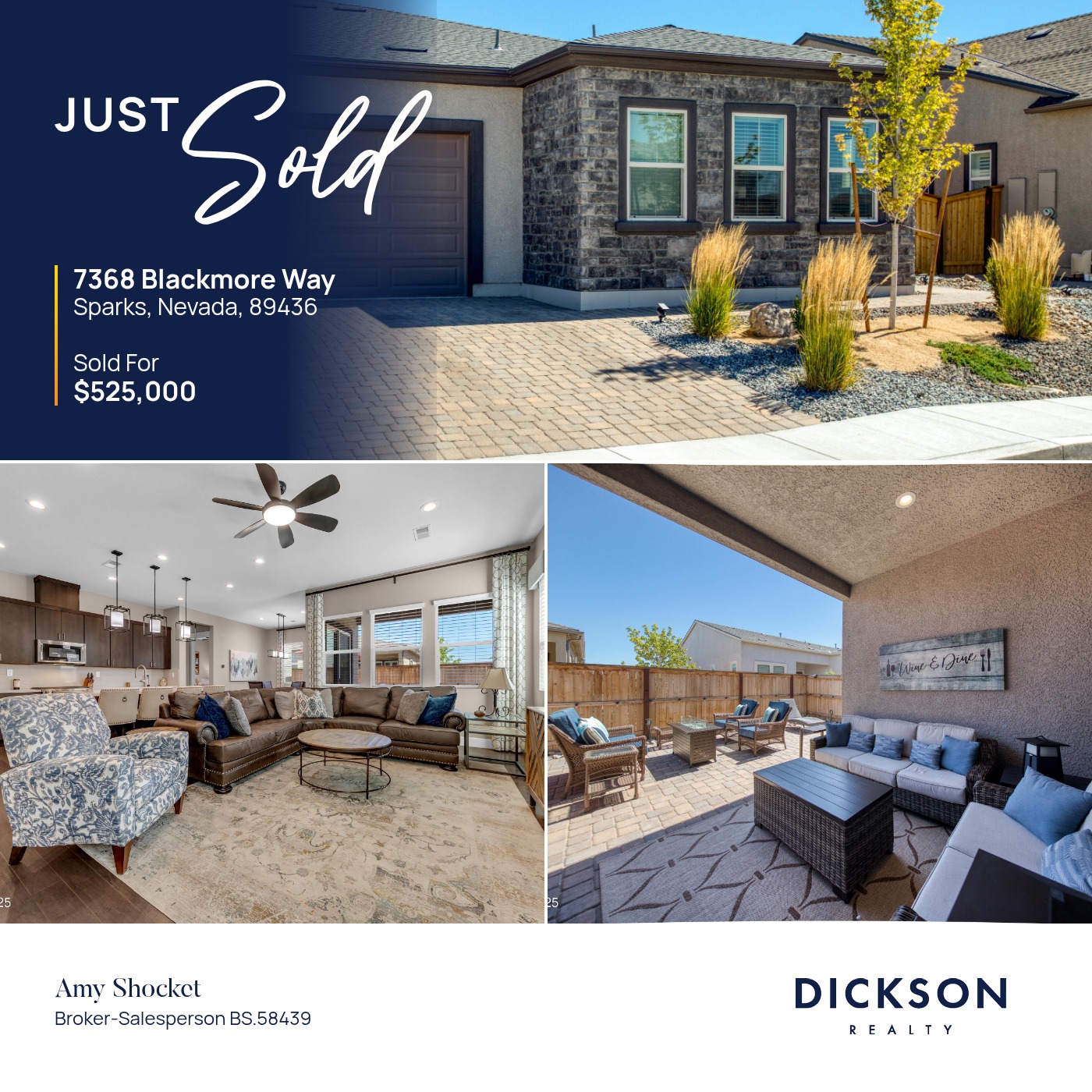 Amy Shocket - Dickson Consulting Group Broker-Salesperson 58439 | Reno NV