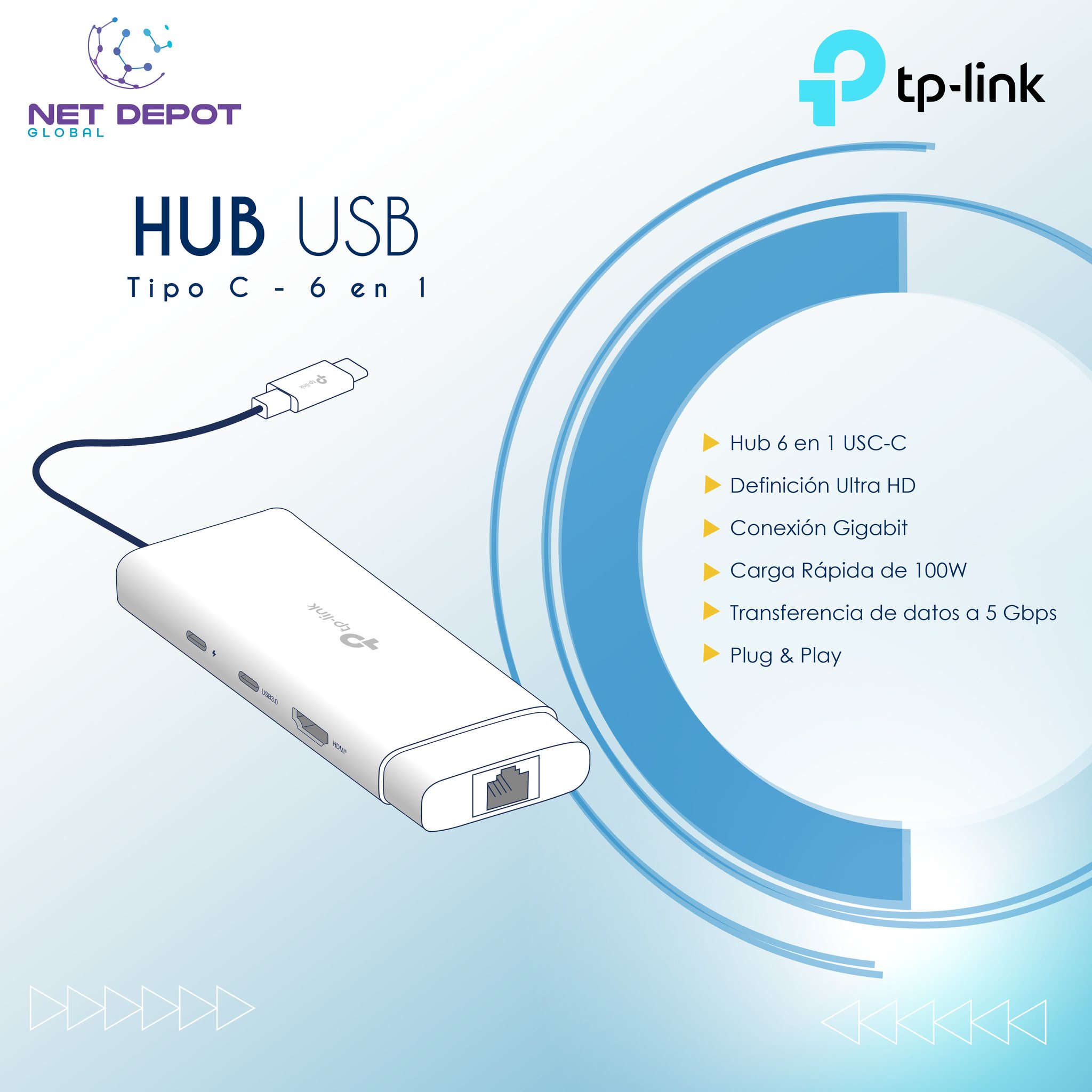 💻🛜 UH6120C – TP-Link El hub USB... - Net Depot Guatemala | Facebook