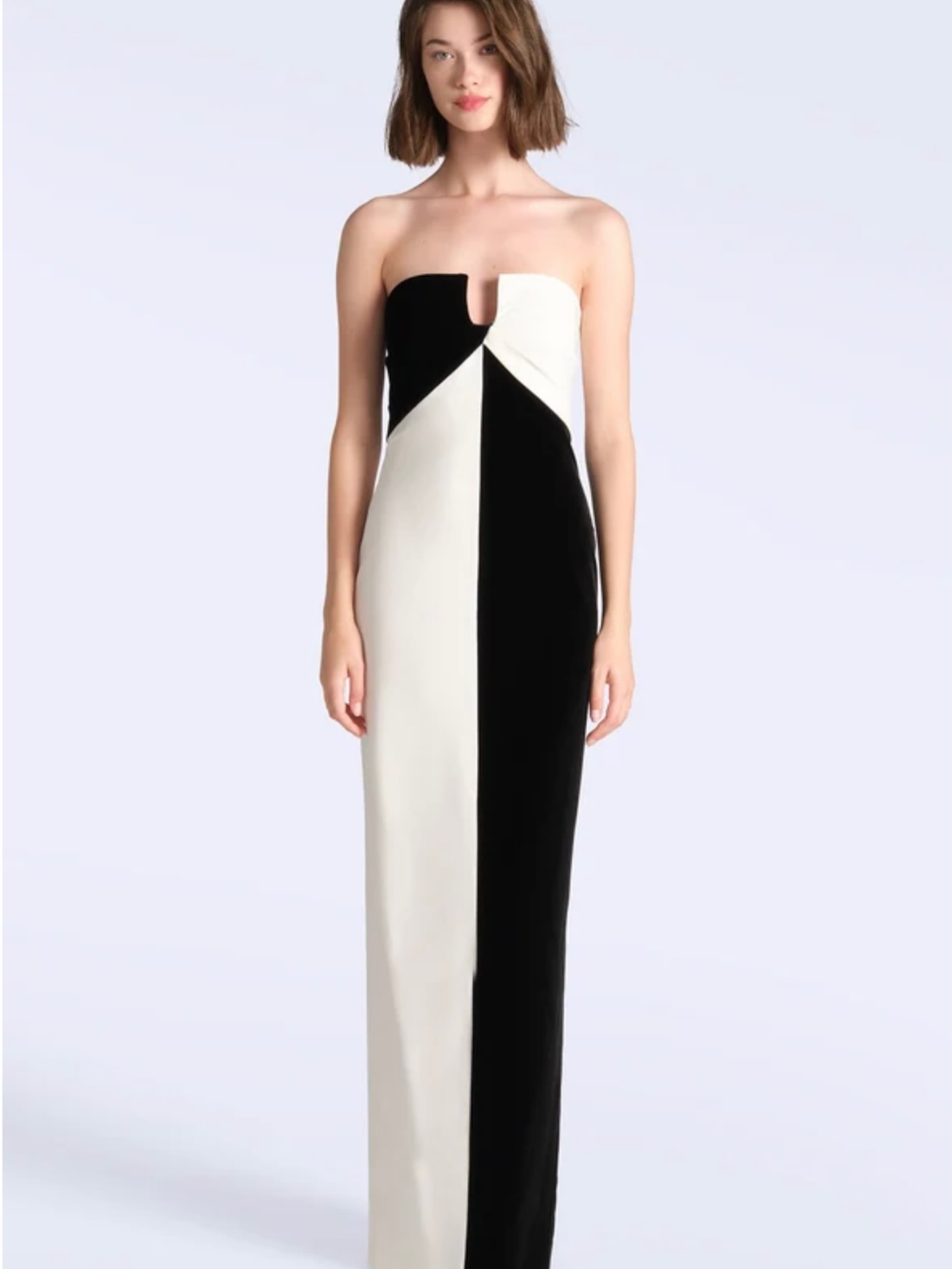 La Femme Boutique's new BCBG fall winter collection color block gowns