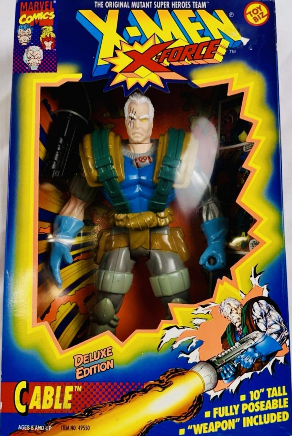 Vintage X-Force Cable action figure from Toy Biz
