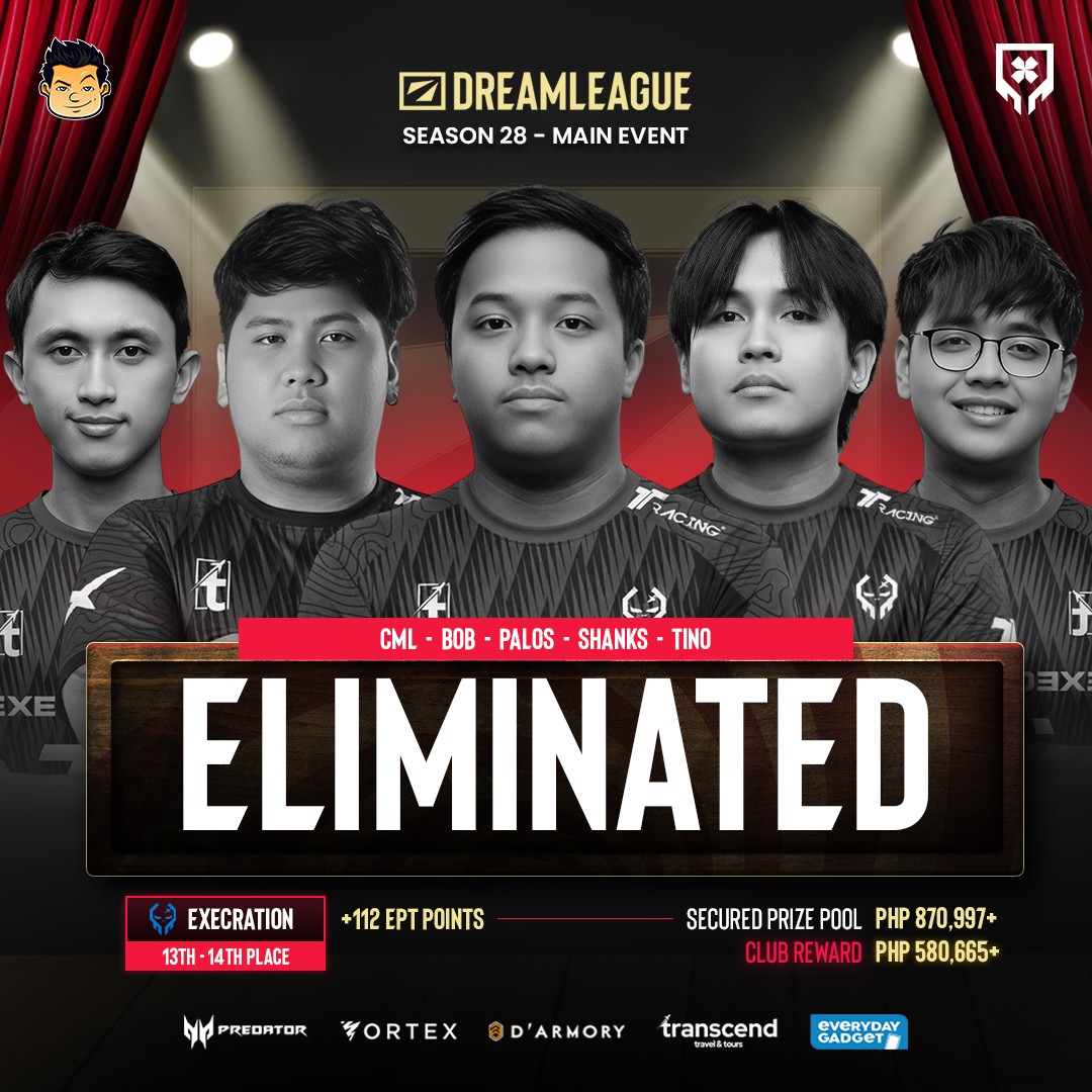 KuyaNic - Execration have been eliminated from the DreamLeague Season ...