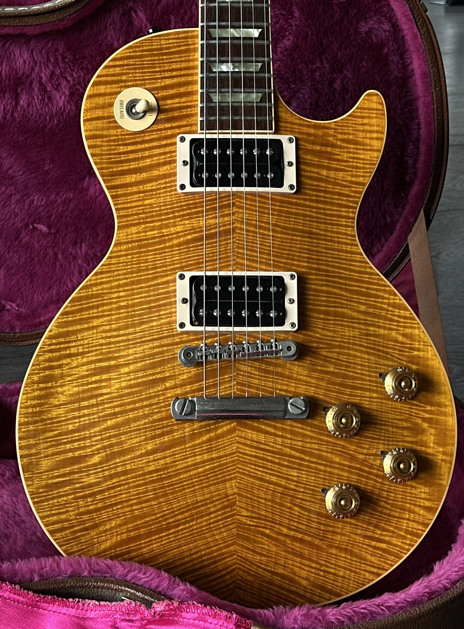 1995 Gibson Les Paul Classic Premium Plus AAA Flame Top Goodwood