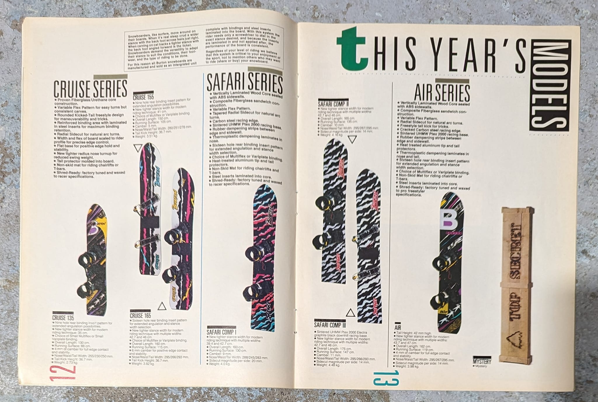 Vintage Burton Snowboard Items and Catalogs