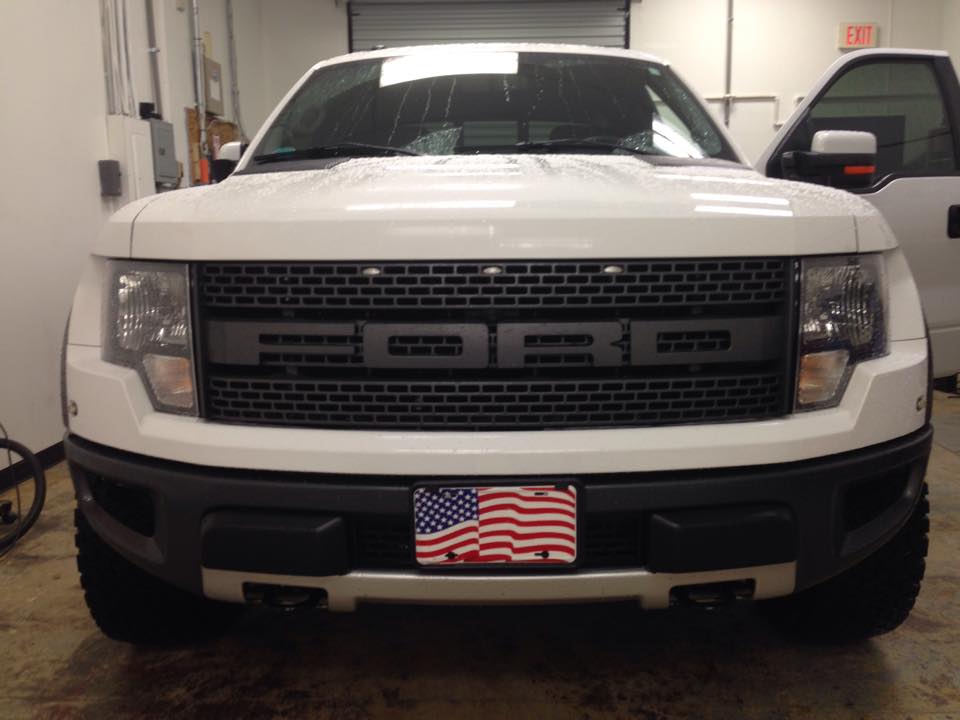 Sound Master - Ford Raptor KC LED Bumper light installed