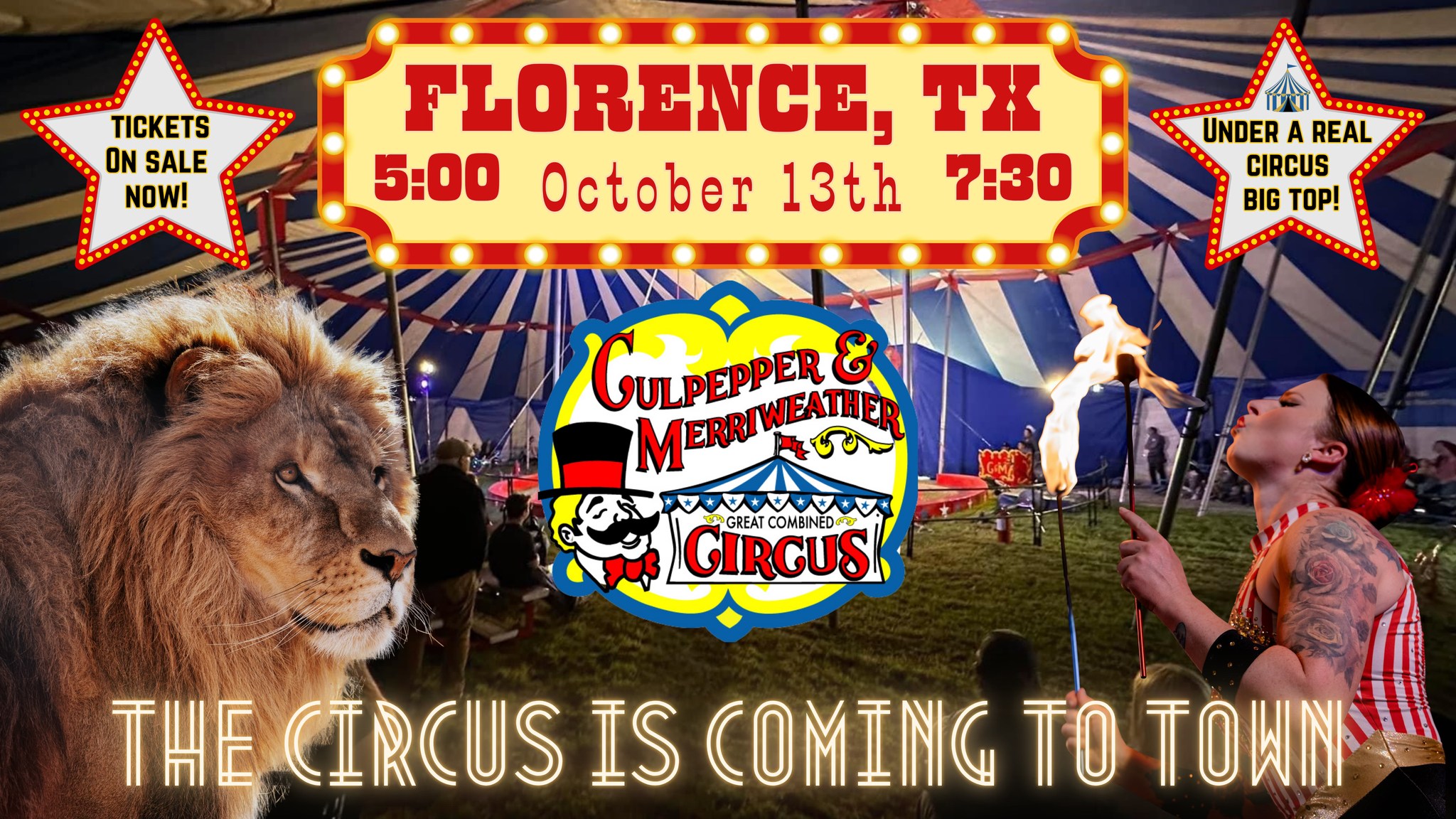 C&M Circus is coming to Florence, TX!