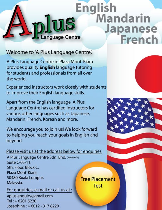 A Plus Language Centre | Kuala Lumpur