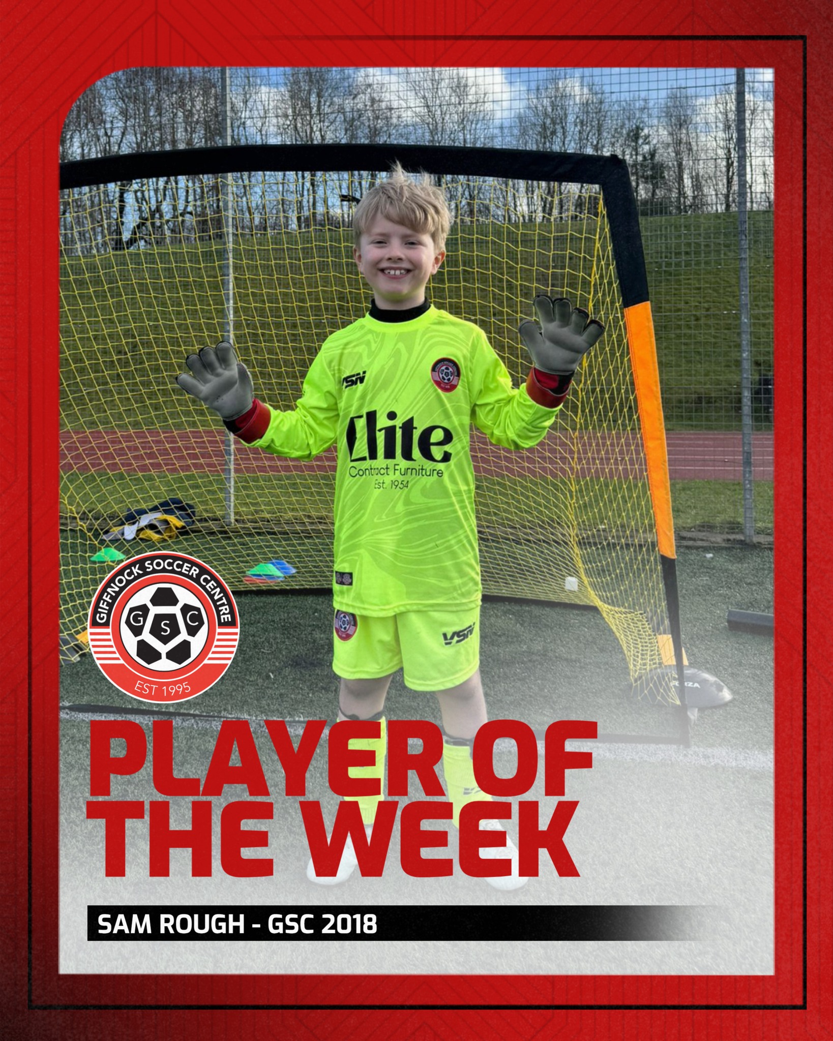 👏 A big well done to Sam Rough... - Giffnock Soccer Centre | Facebook