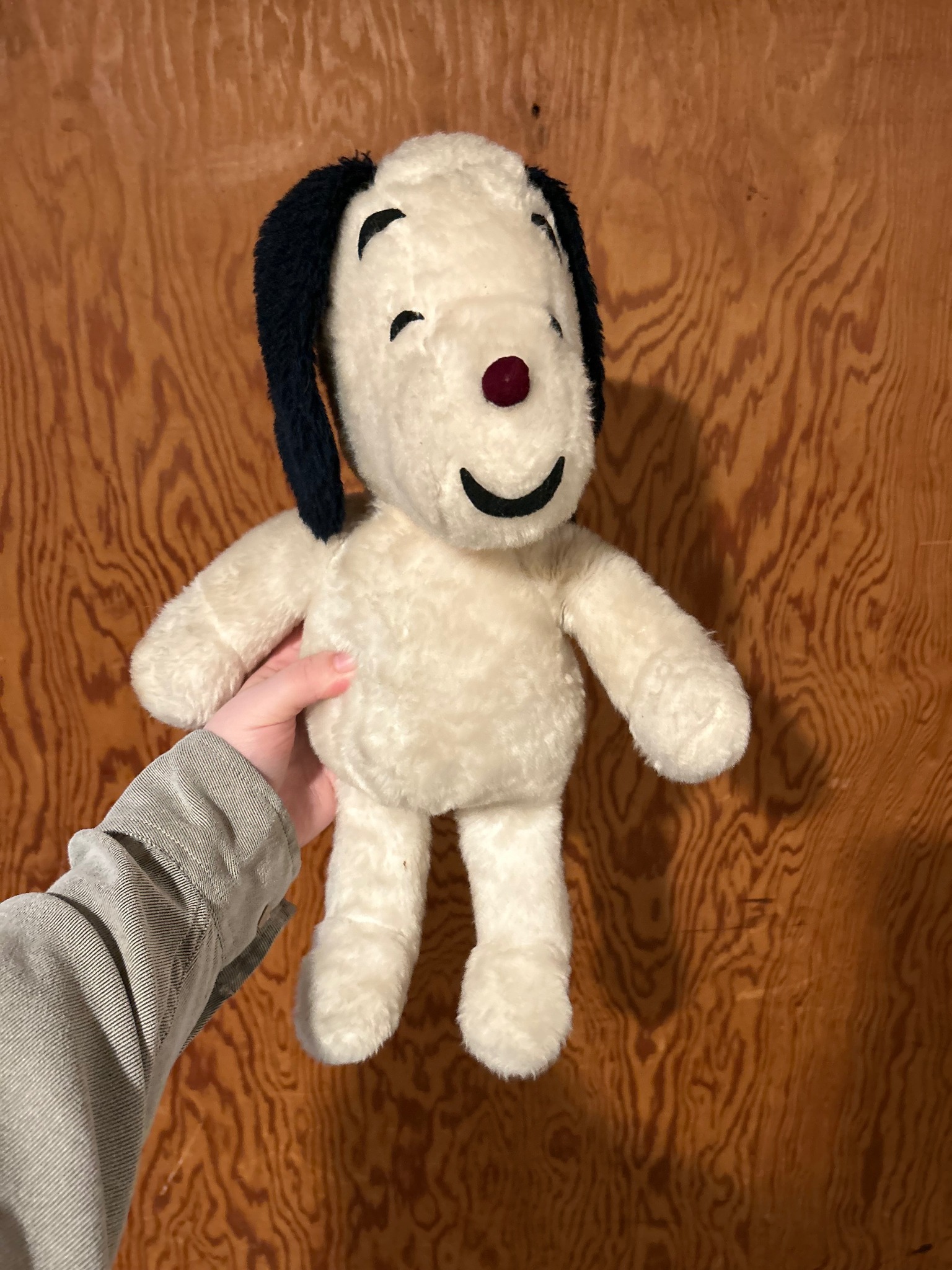 Snoopy AM/FM milk box radio found at Goodwill