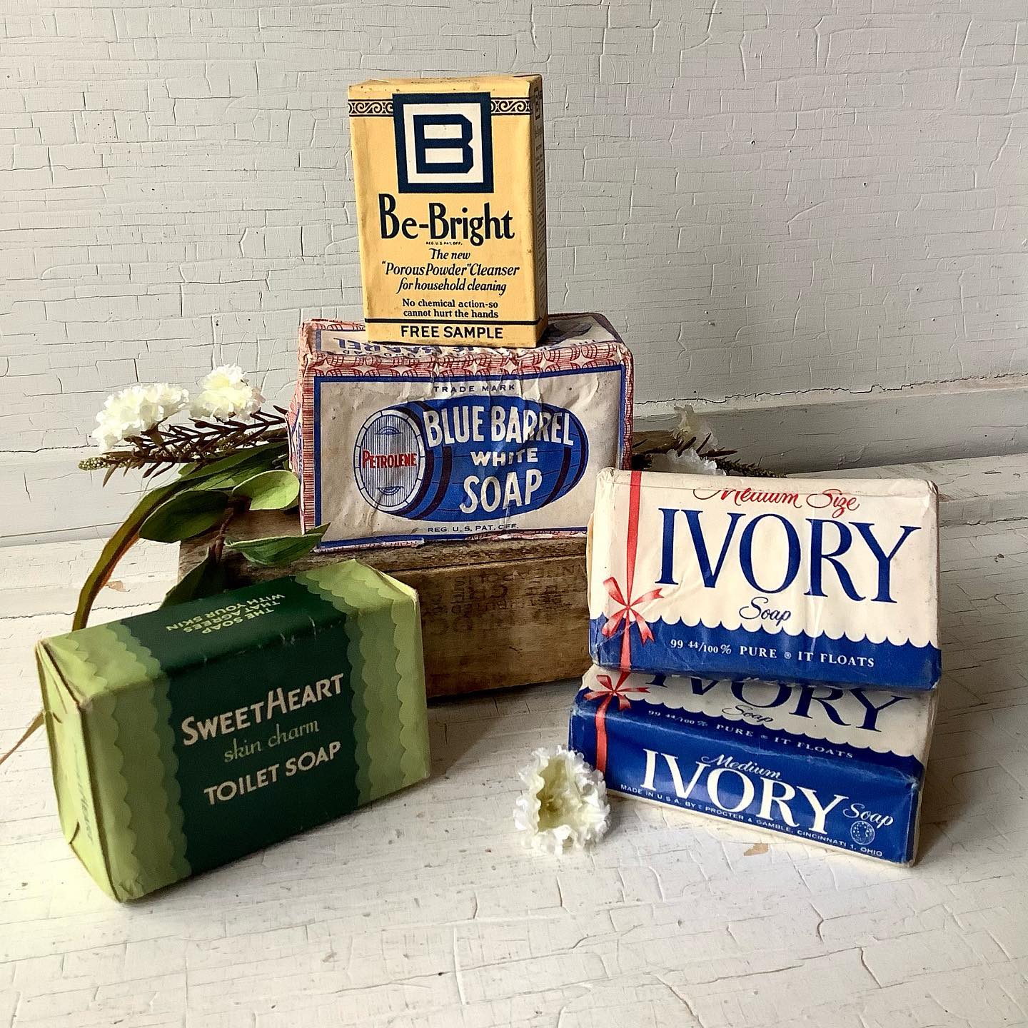 Do you remember these vintage soap and cleaning packages?