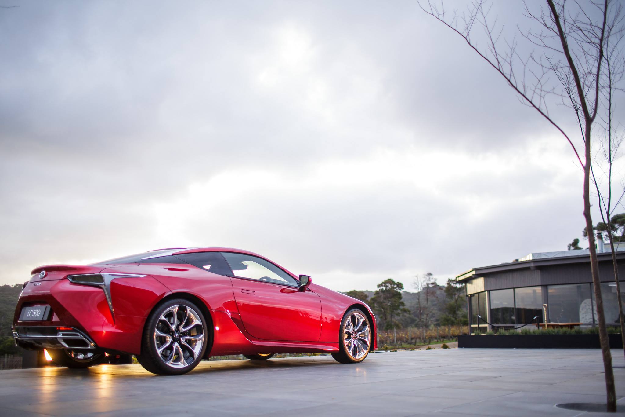 Lexus Australia - The low centre of gravity and wide,...