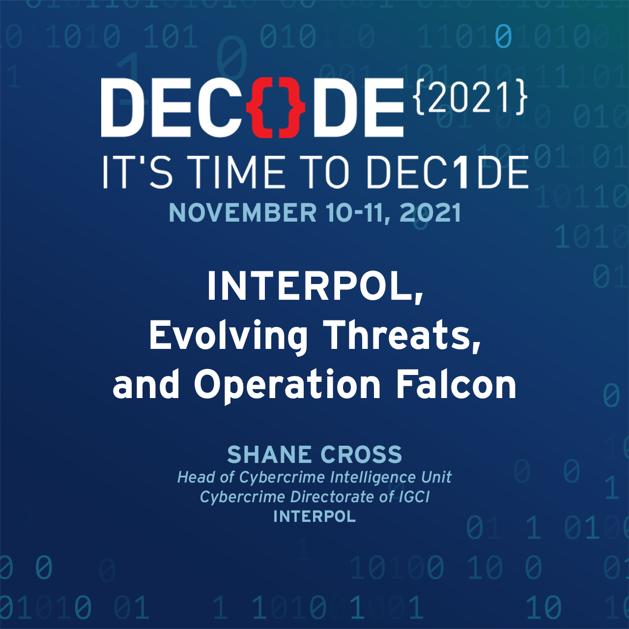 Decode PH - INTERPOL's Shane Cross will discuss the ins... | Facebook