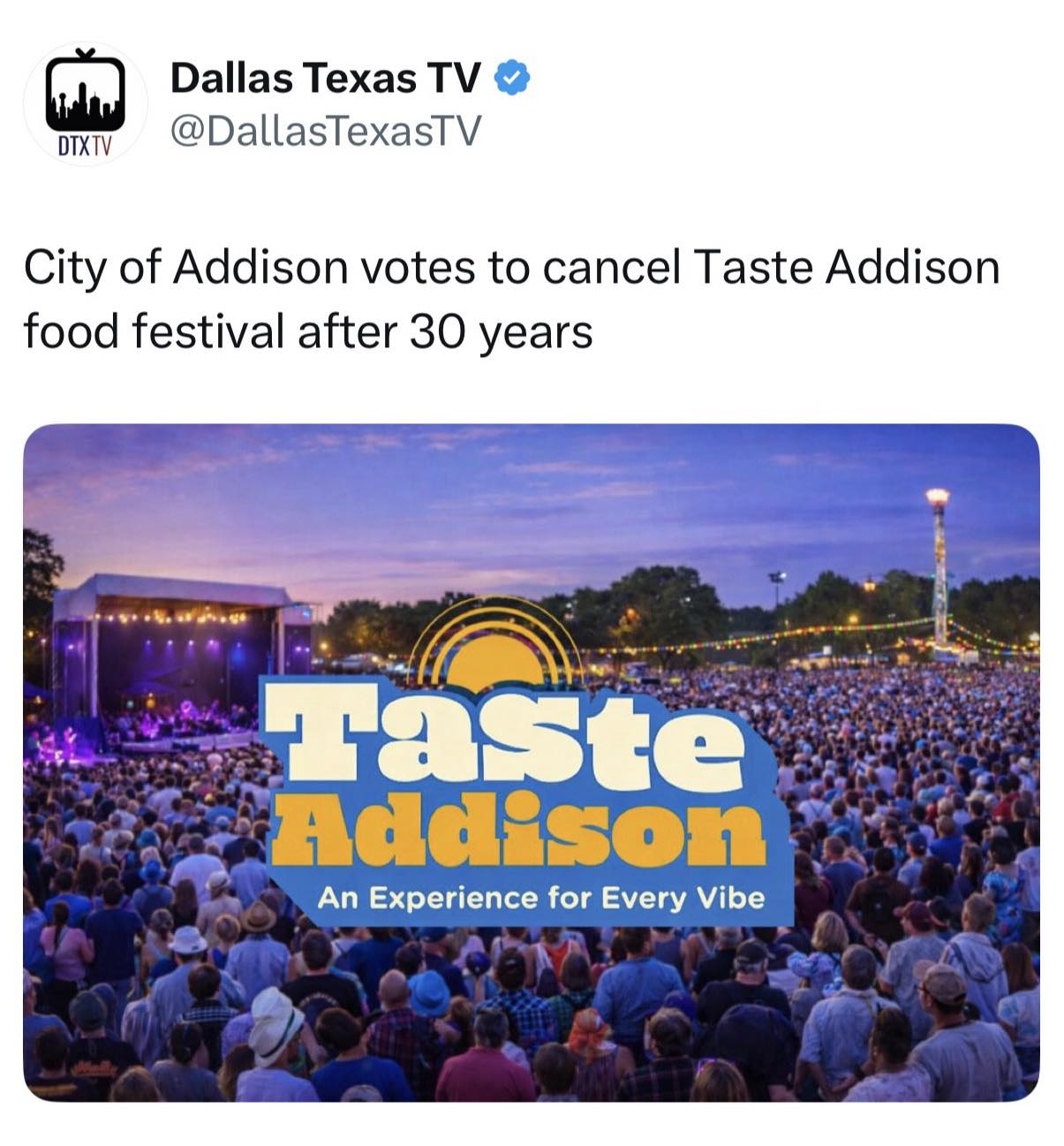 Dallas - The festival was set for April 17–19, but officials cited a ...