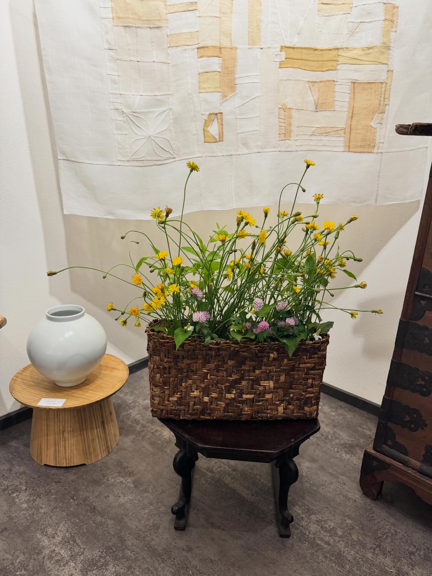 本日、みんなのポジャギ展最終日となりました。 たくさんの方にお越し 