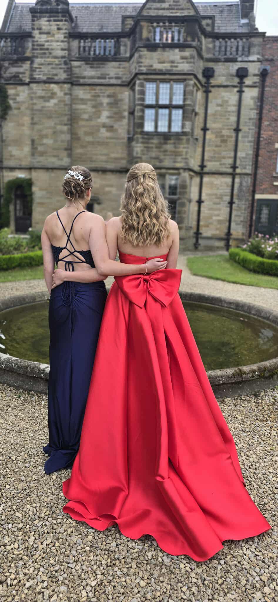 open lace back dress Cinderella