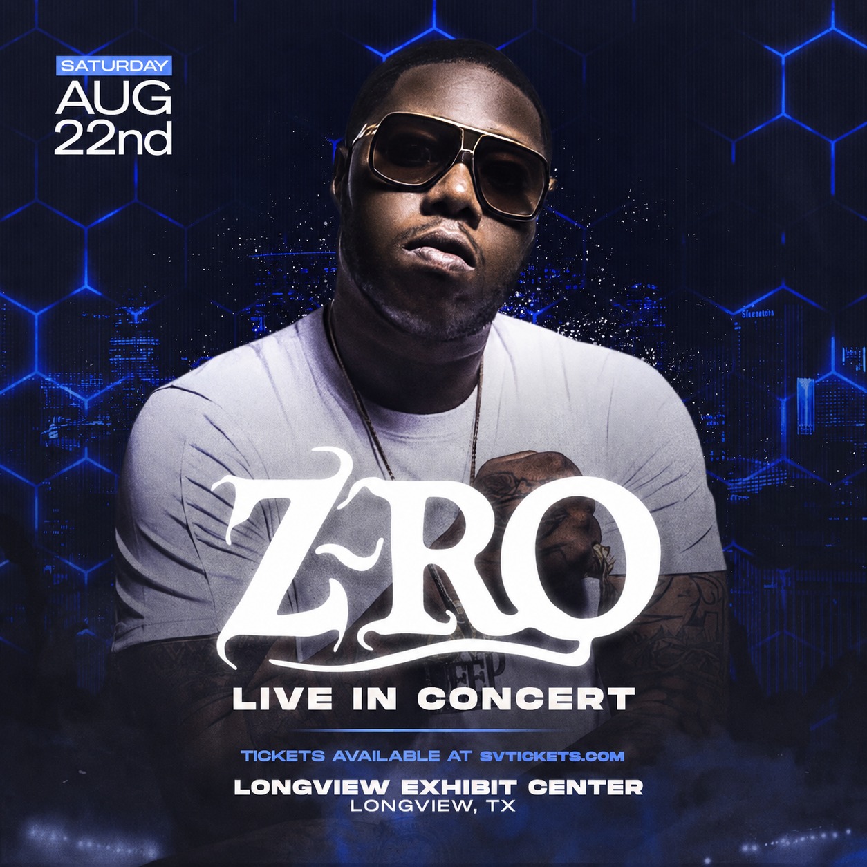 🚨CONCERT ALERT🚨EAST TEXAS - Get Ready!! Texas legend Z-Ro is