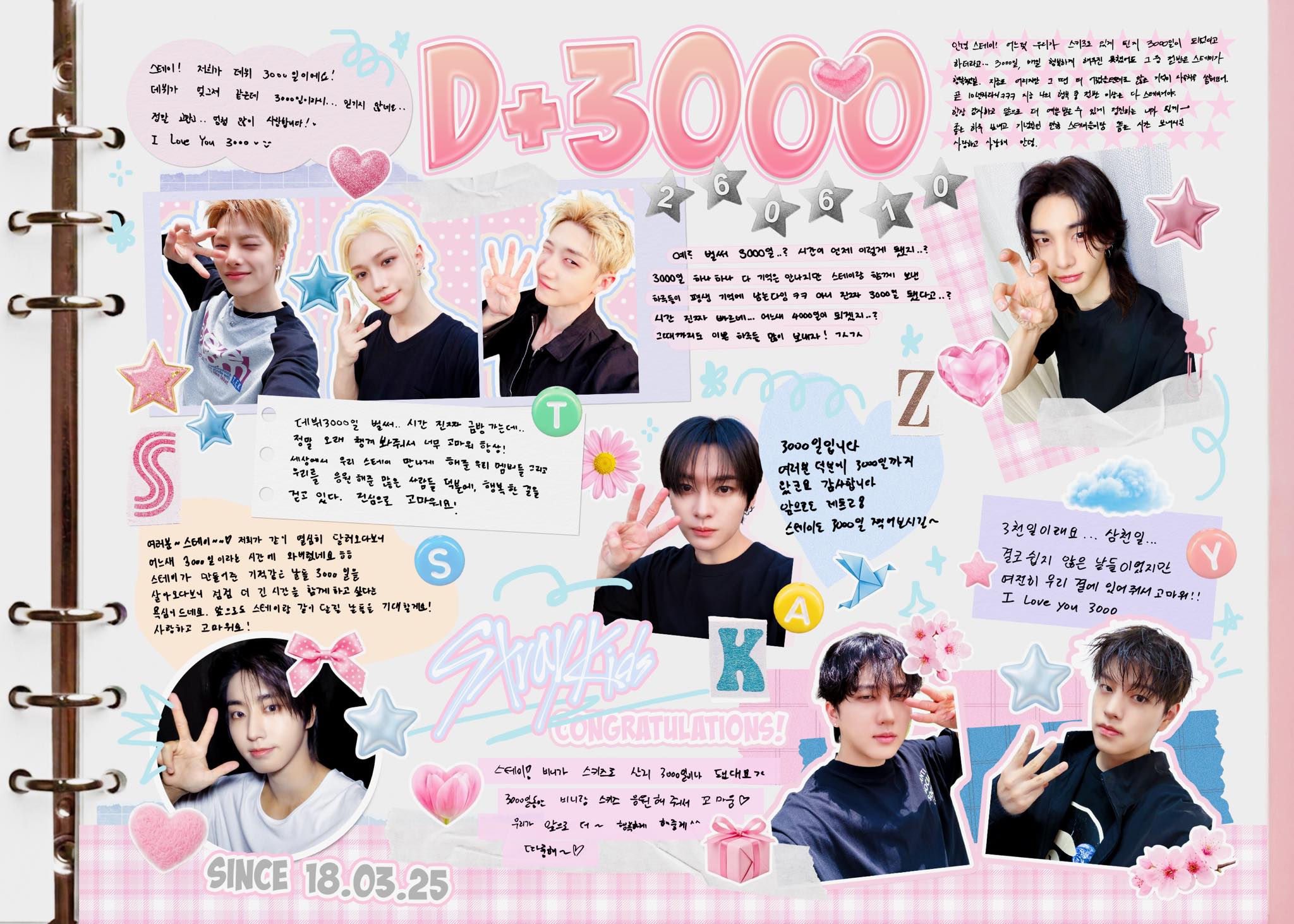 Stray Kids(스트레이 키즈) Debut 3,000 Days Anniversary STAY, we 