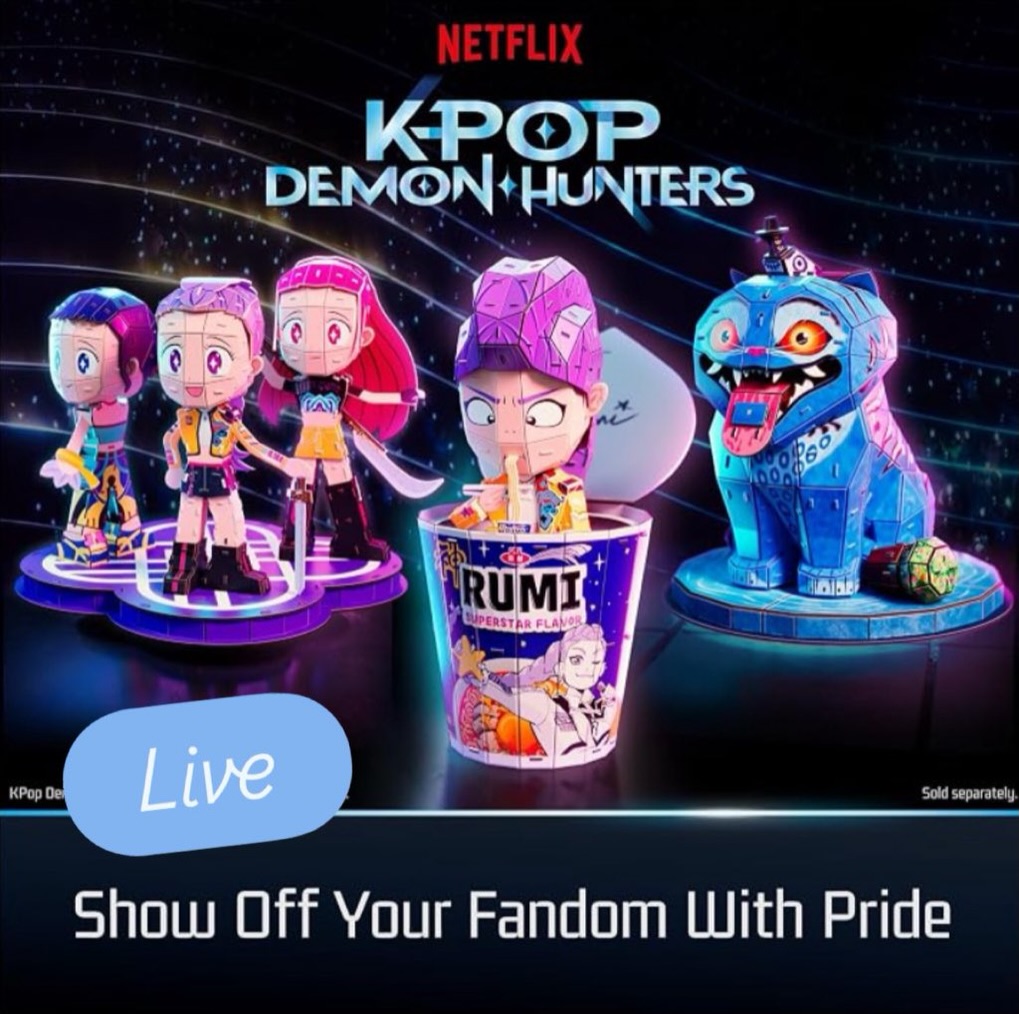 Now live! Grab the new K-Pop Demon Hunters 4D Build Puzzles at the