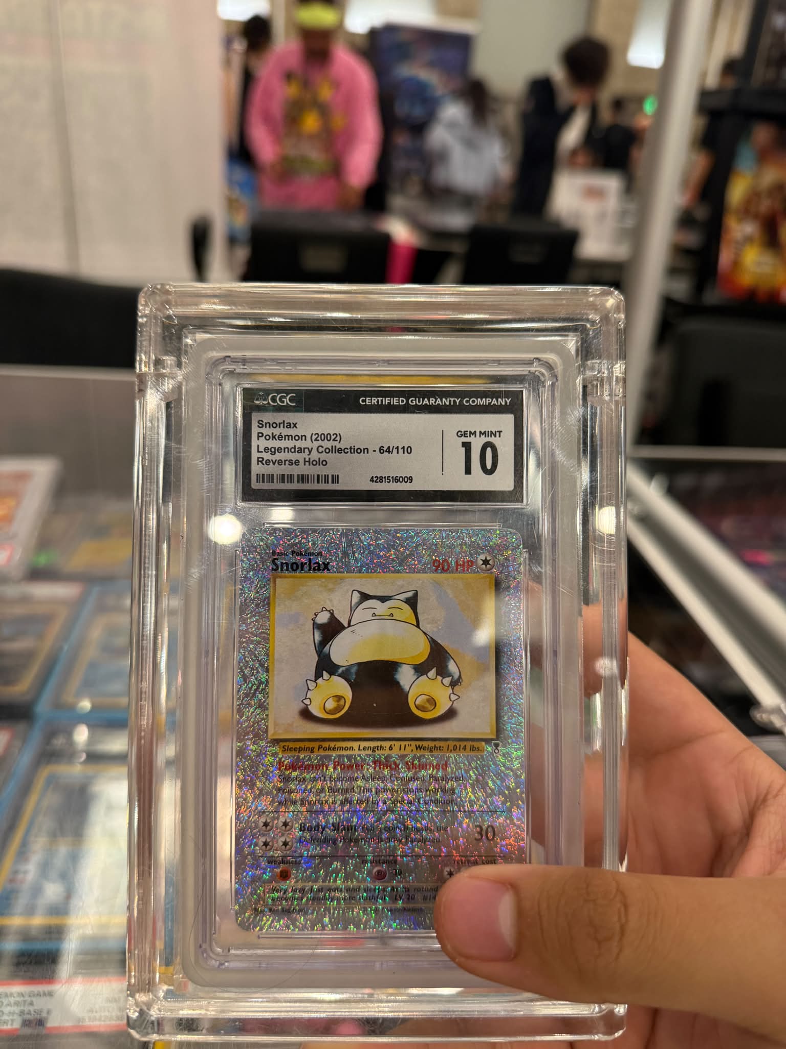 PSA 10 Legendary Collection Reverse Holo Growlithe