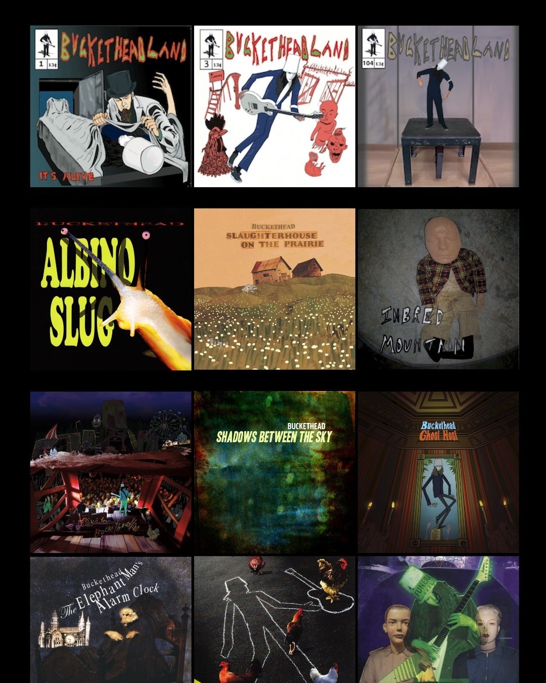 Buckethead continues to add more merch to his site. Now offering