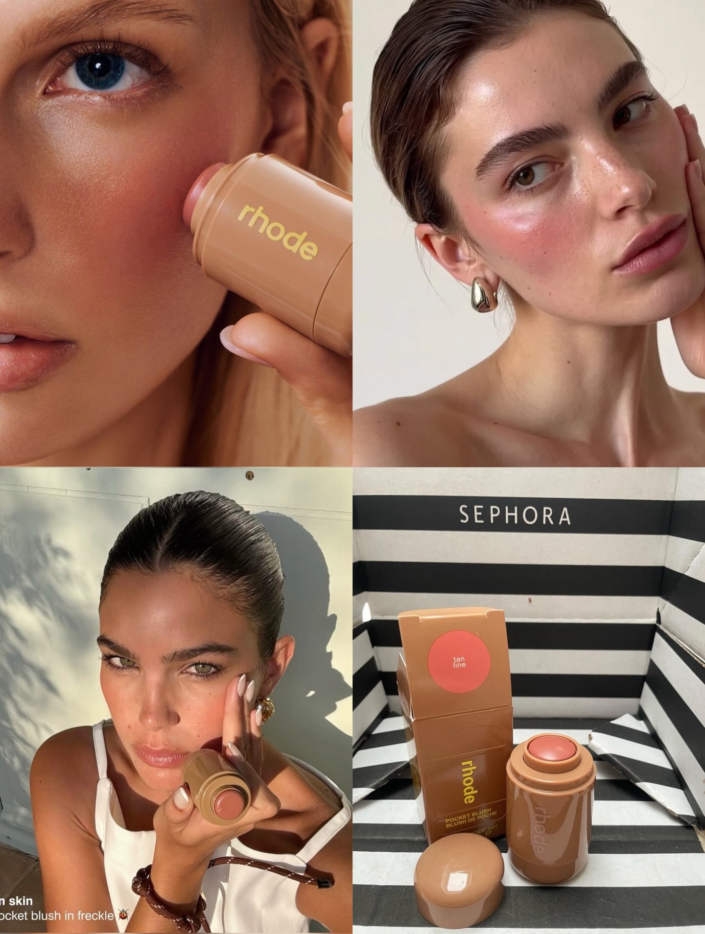 🥰 Rhode ~ Pocket Blush 🍑 📦 Instock: 32.00$ 🙆🏼‍♀️ _ Tan Line
