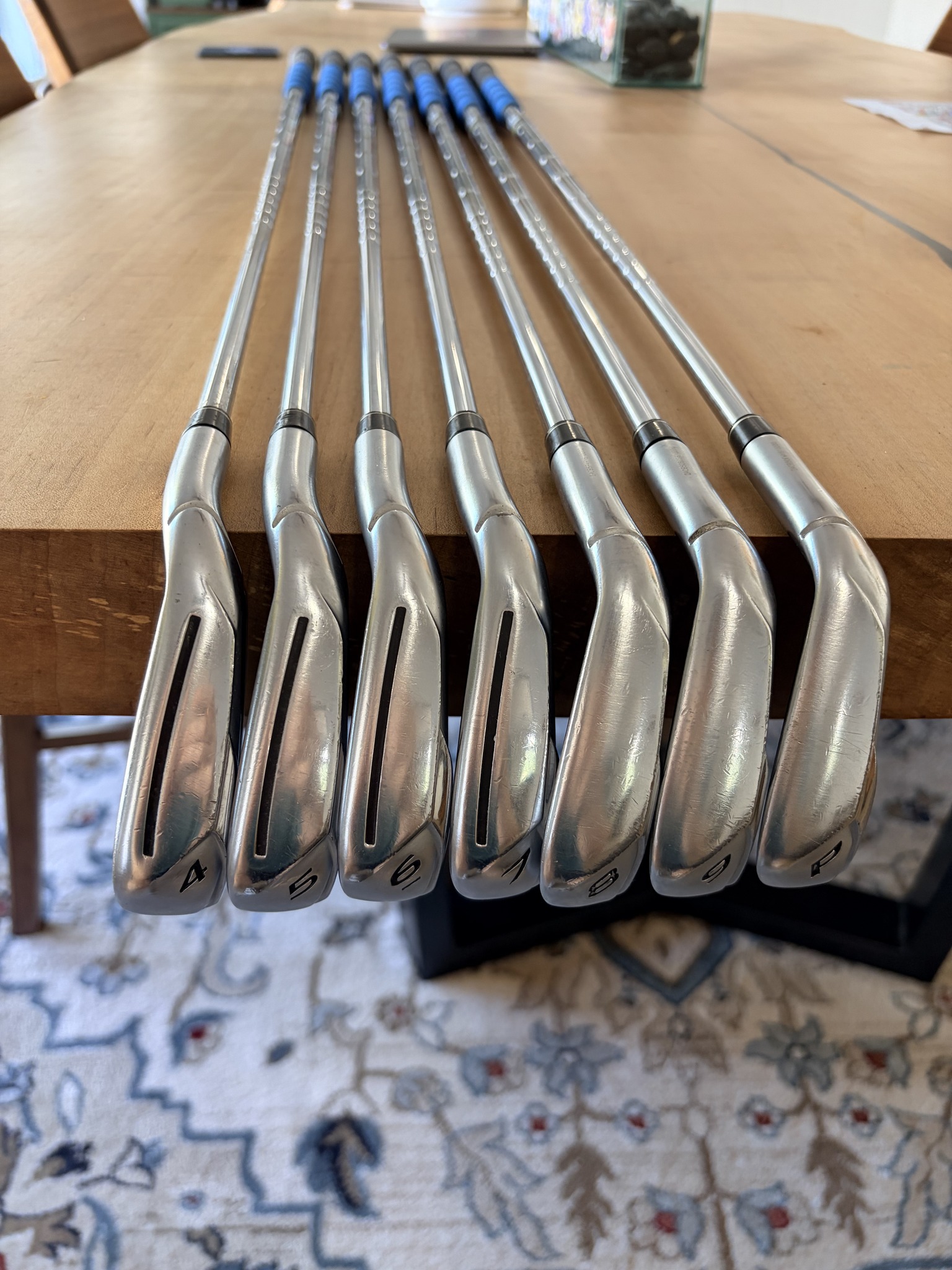 TaylorMade RBladez Iron Set 4-P (7 Clubs) RocketFuel 85g Steel Stiff RH ...