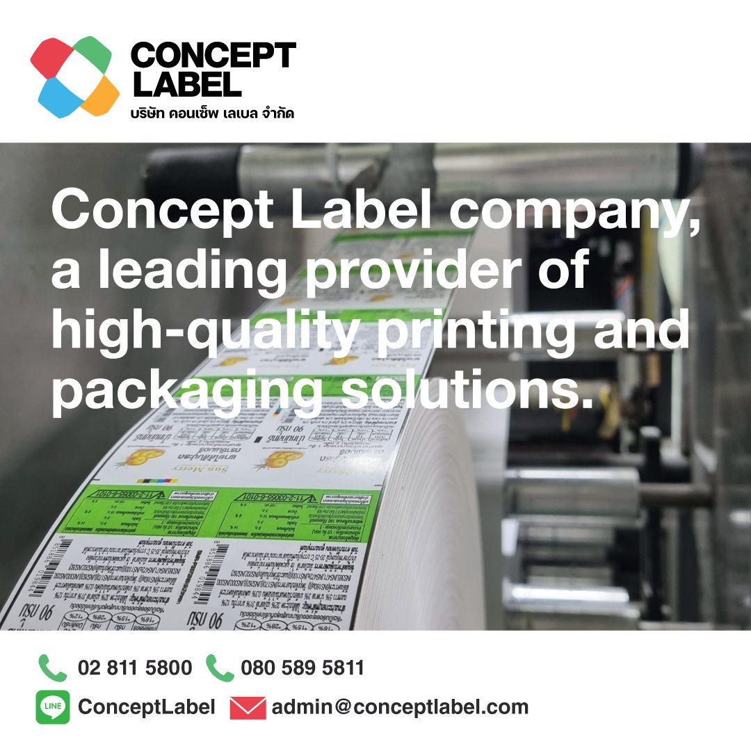 Concept - Concept Label พิมพ์ฉลากสติ๊กเกอร์, a leading provider of high ...