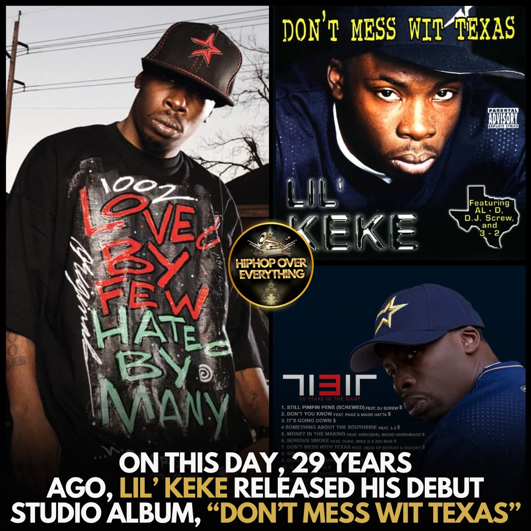 ? On this day, 29 years ago, #LilKeke released his debut studio 