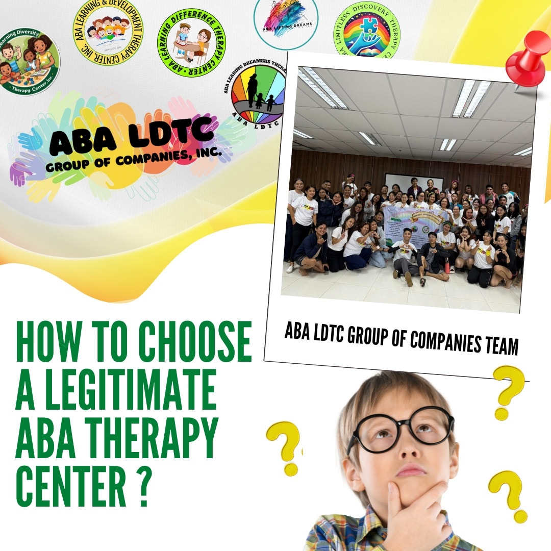 HOW TO CHOOSE A LEGITIMATE ABA THERAPY CENTER? Choosing the right ...