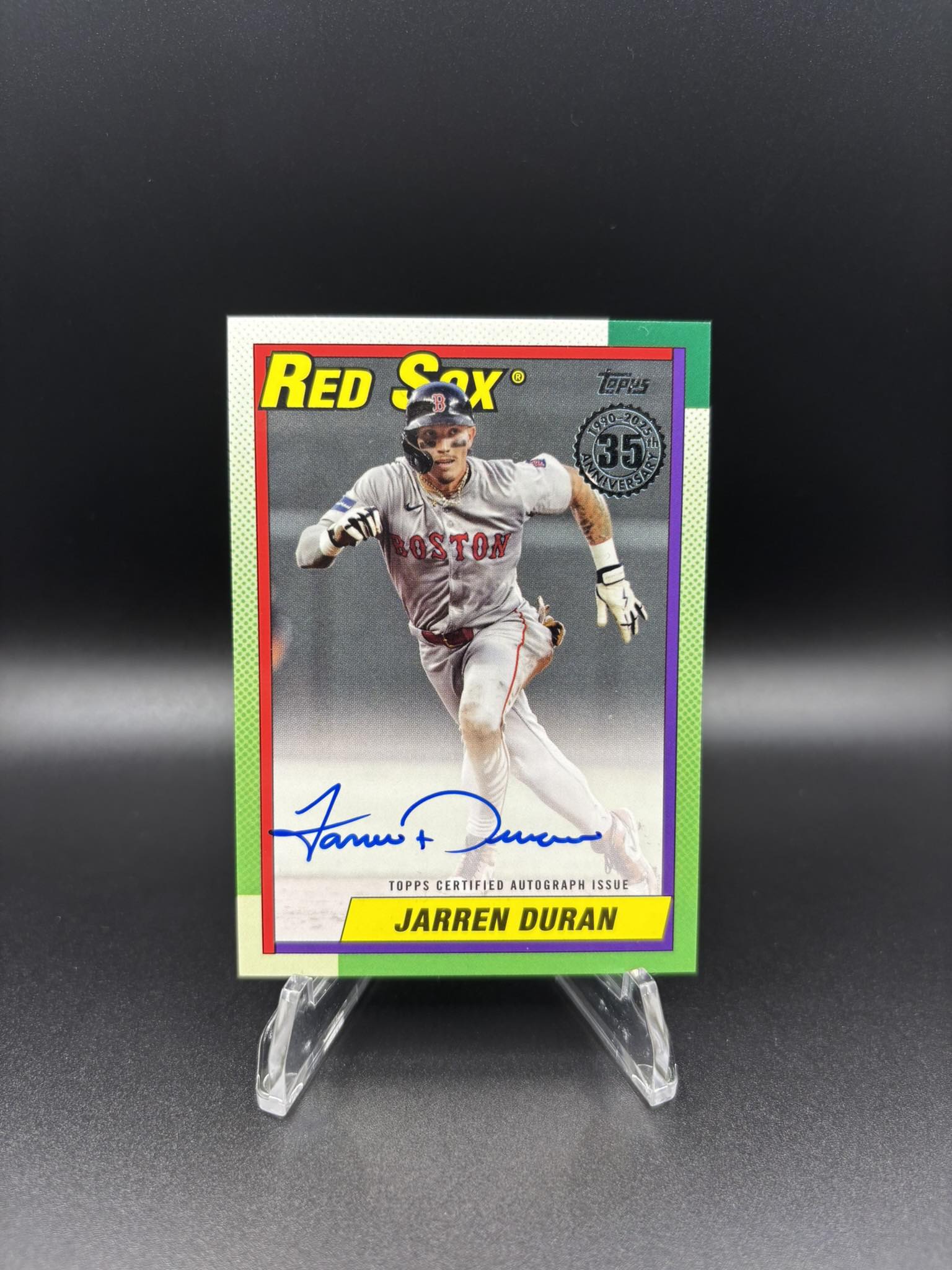 2025 Topps Update Jarren Duran auto for sale