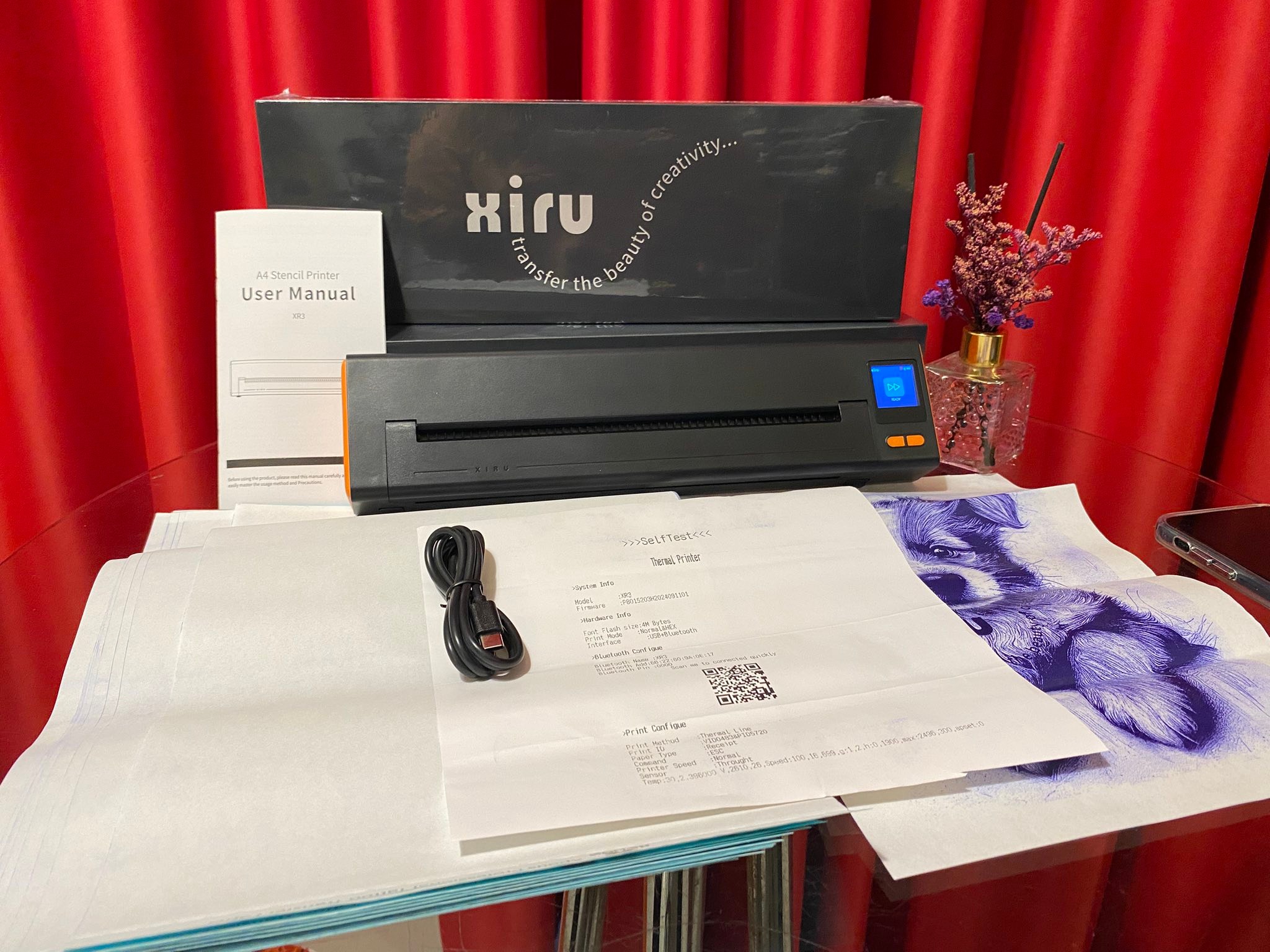 XIRU XR3 Tattoo Printer🧡🖤... - รังสิต แทททูช้อป | Facebook