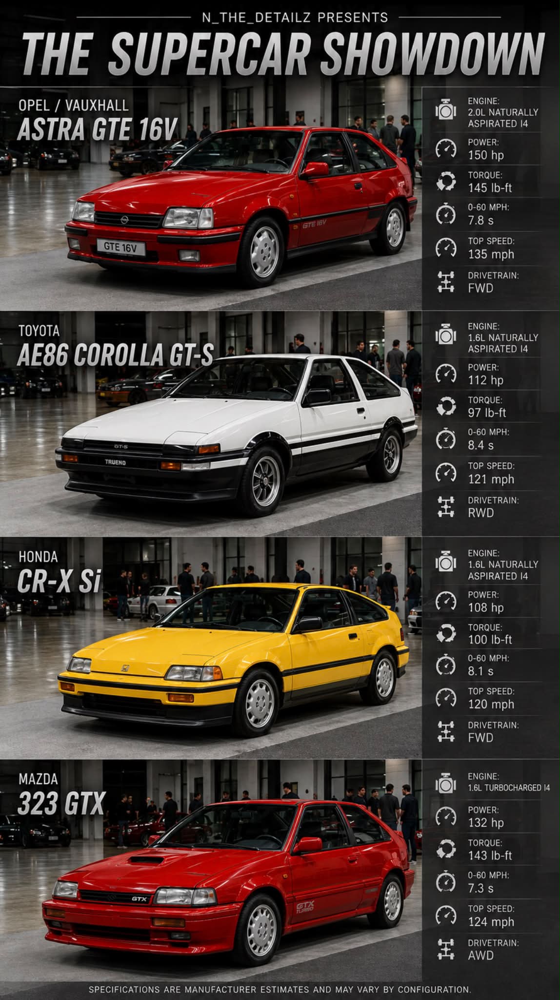 Which 80s lightweight icon gets your garage spot: Astra GTE, AE86