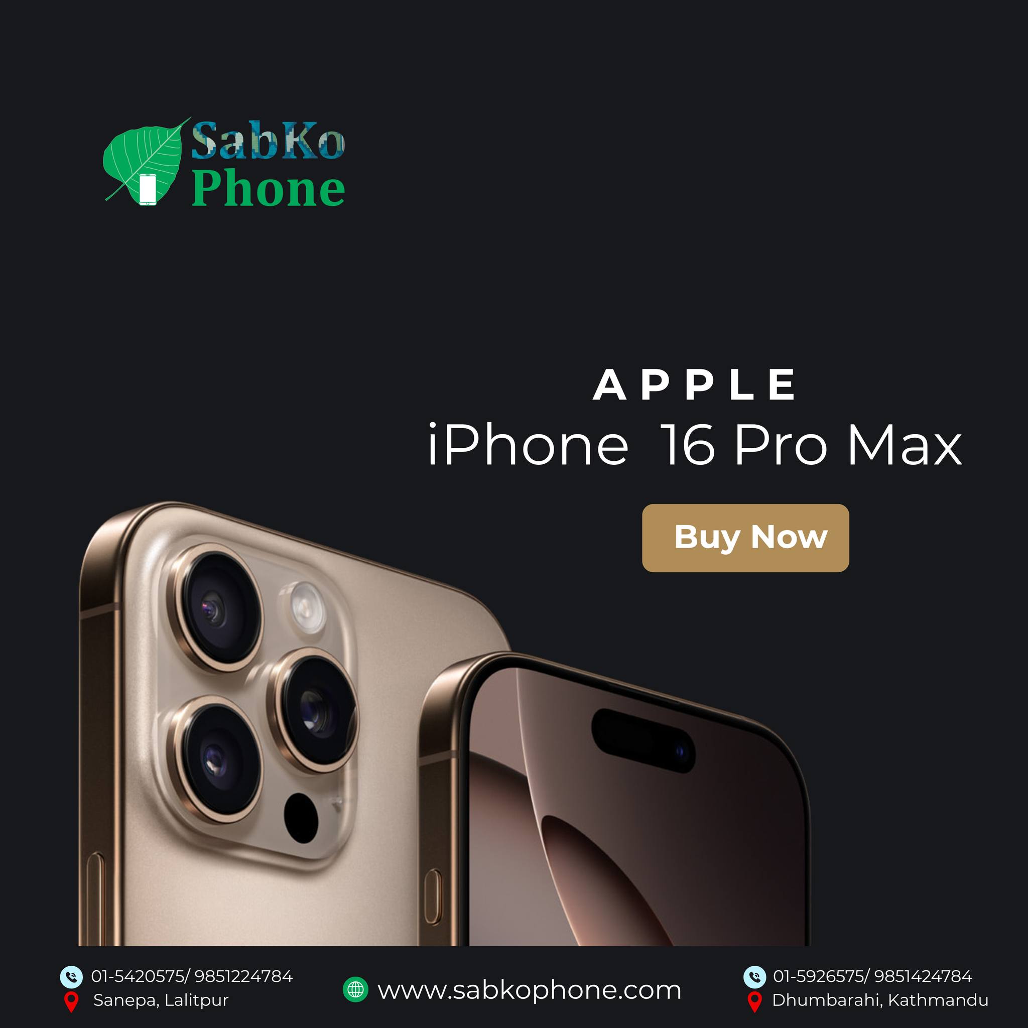 iPhone 16 Pro Max- powerful performance, stunning photography, and 
