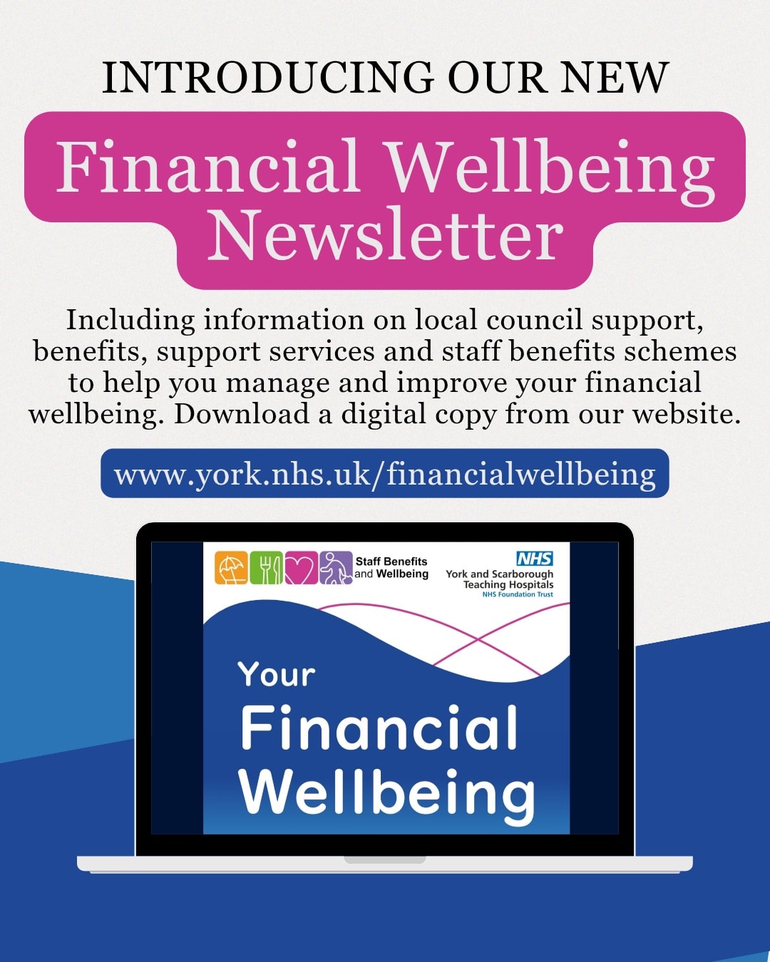 Staff - Introducing our new 2026 Financial Wellbeing Newsletter 💙💰 Take ...