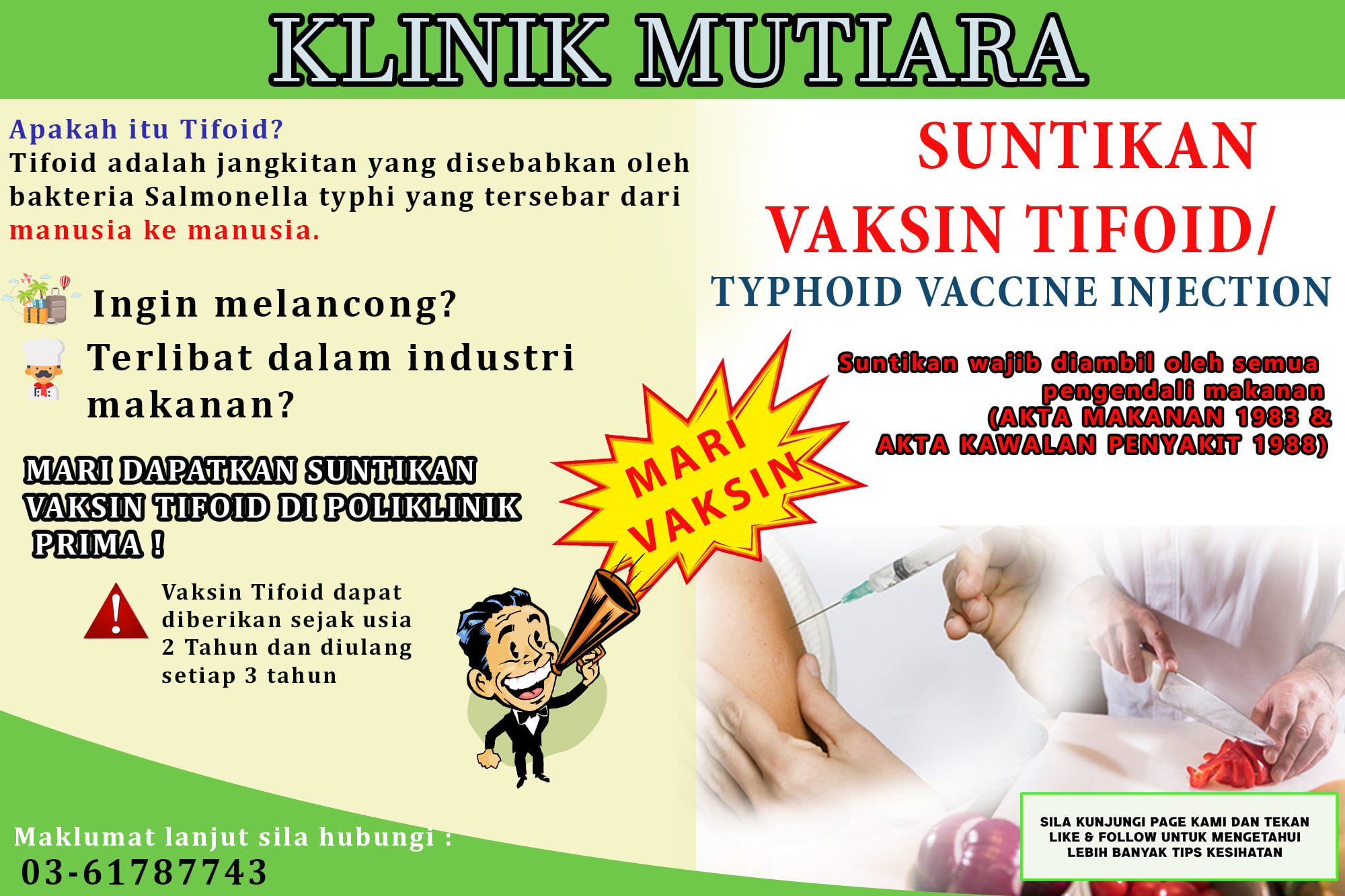 Klinik Mutiara Post Facebook